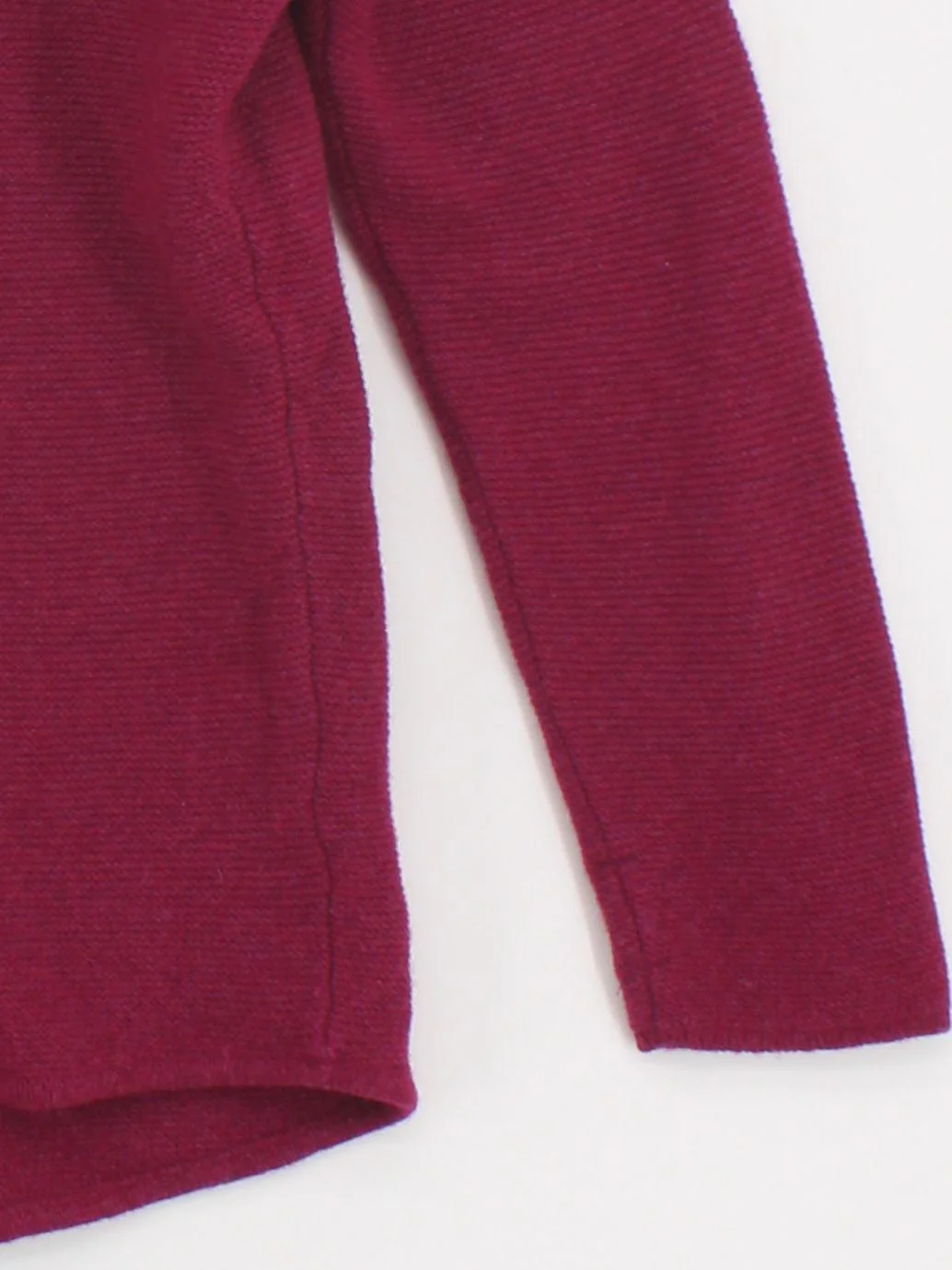 SEASALT CORNWALL Women's Jumper UK 18 Red Wool with Nylon Round Neck Pullover - Image 4