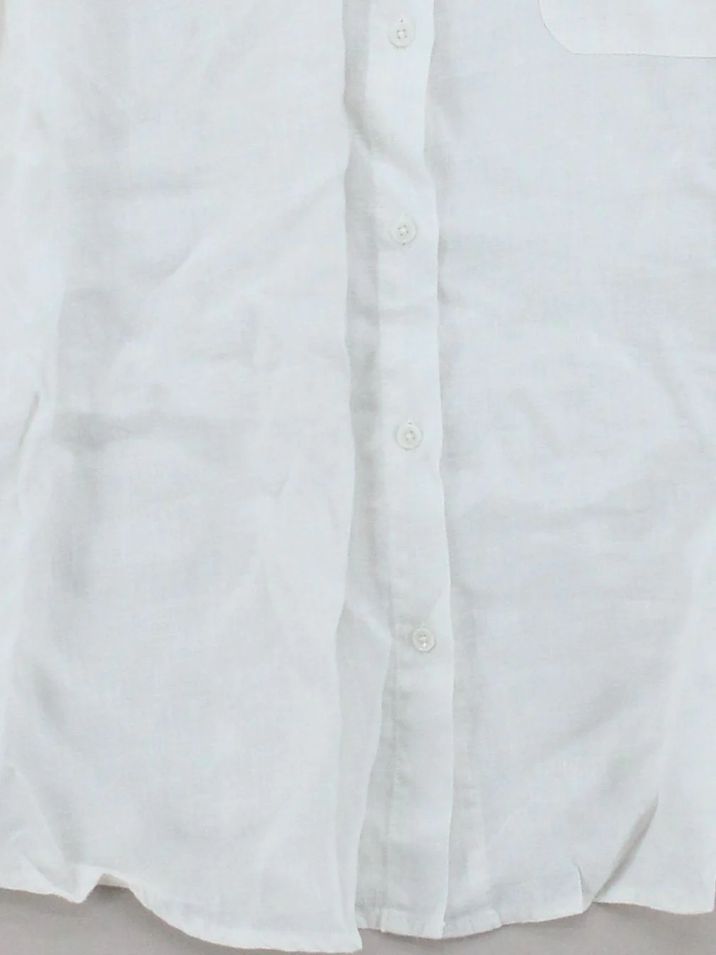 SEASALT CORNWALL Women's Shirt UK 18 White 100% Linen Basic - Image 4
