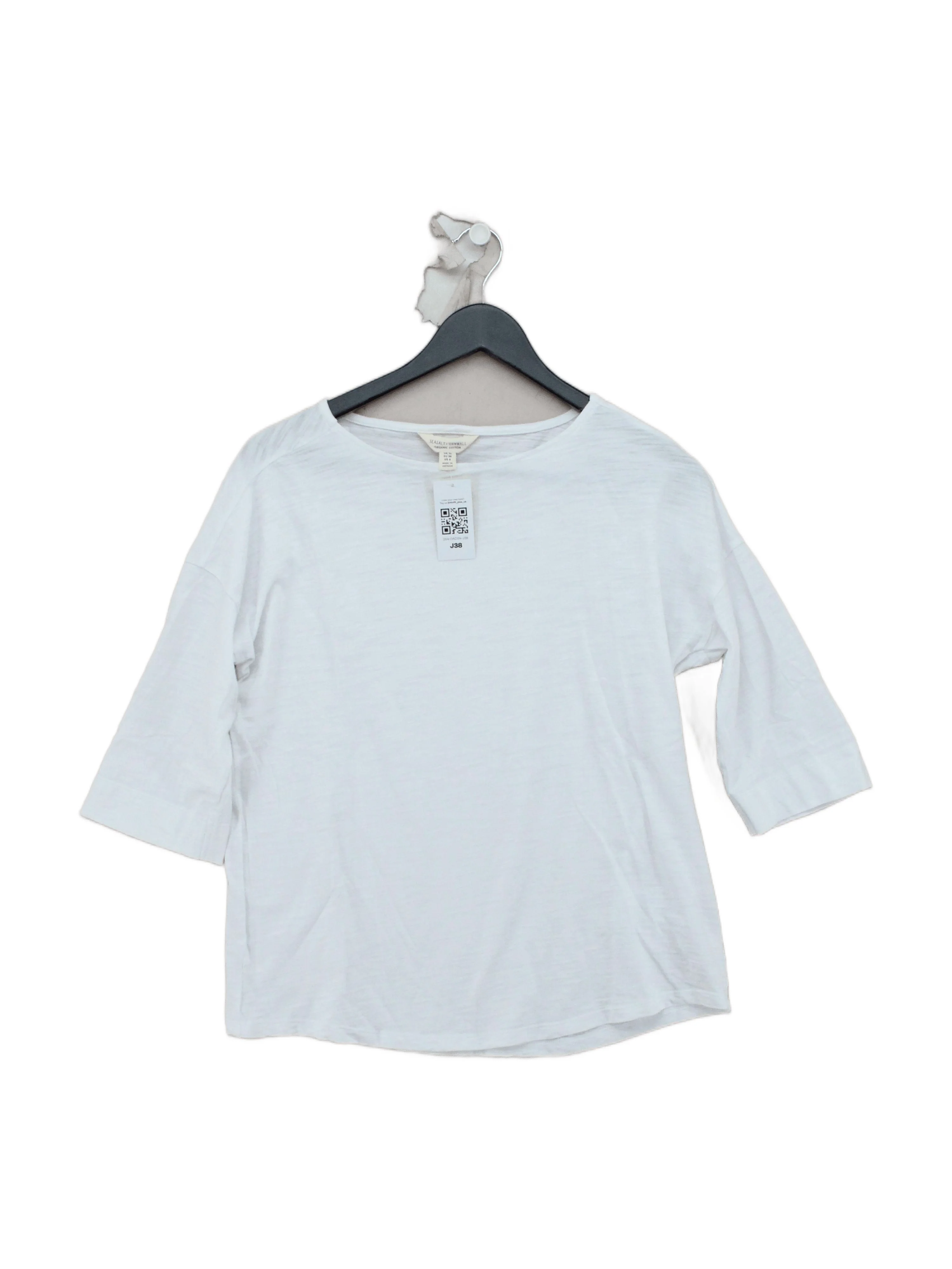 SEASALT CORNWALL Women's T-Shirt S White 100% Cotton Basic