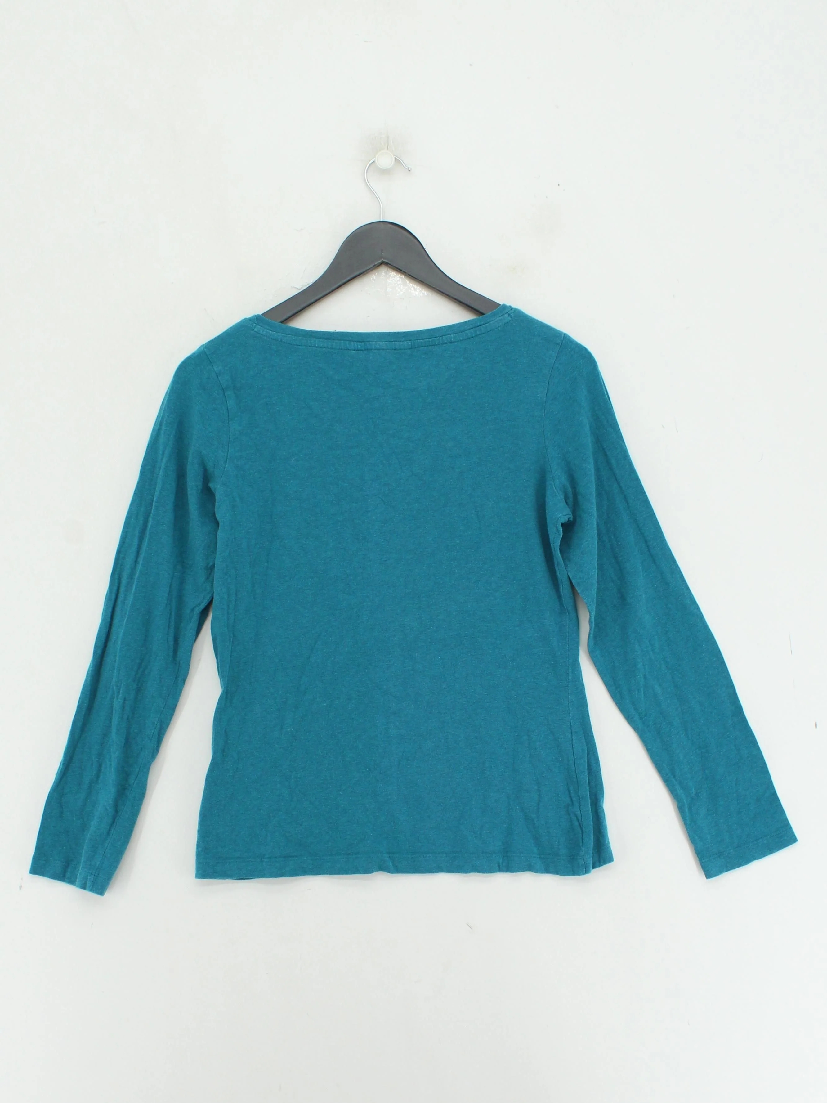 SEASALT CORNWALL Women's T-Shirt UK 12 Blue Cotton with Elastane Basic - Image 2
