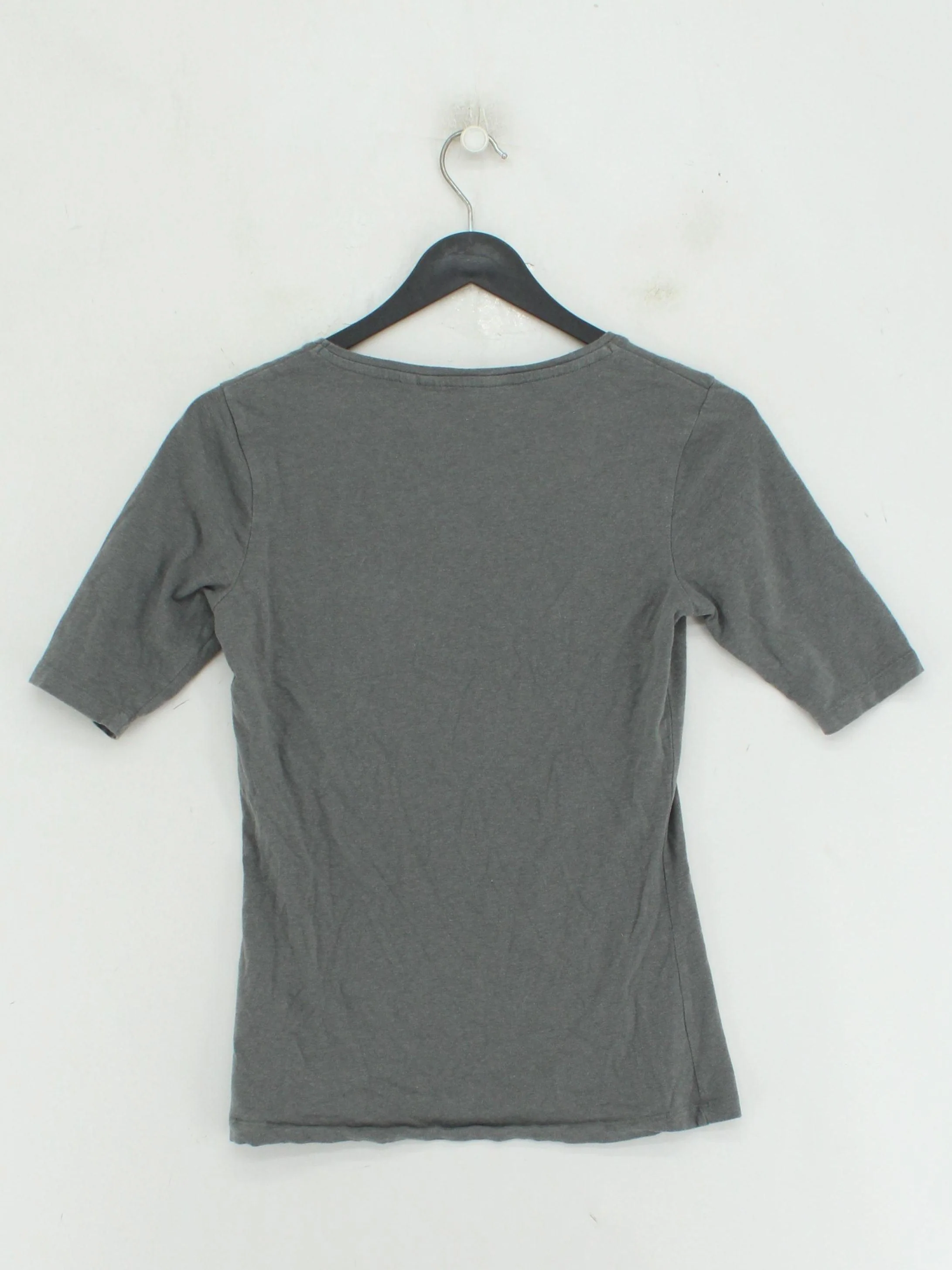 SEASALT CORNWALL Women's T-Shirt UK 8 Grey Cotton with Elastane Basic - Image 2