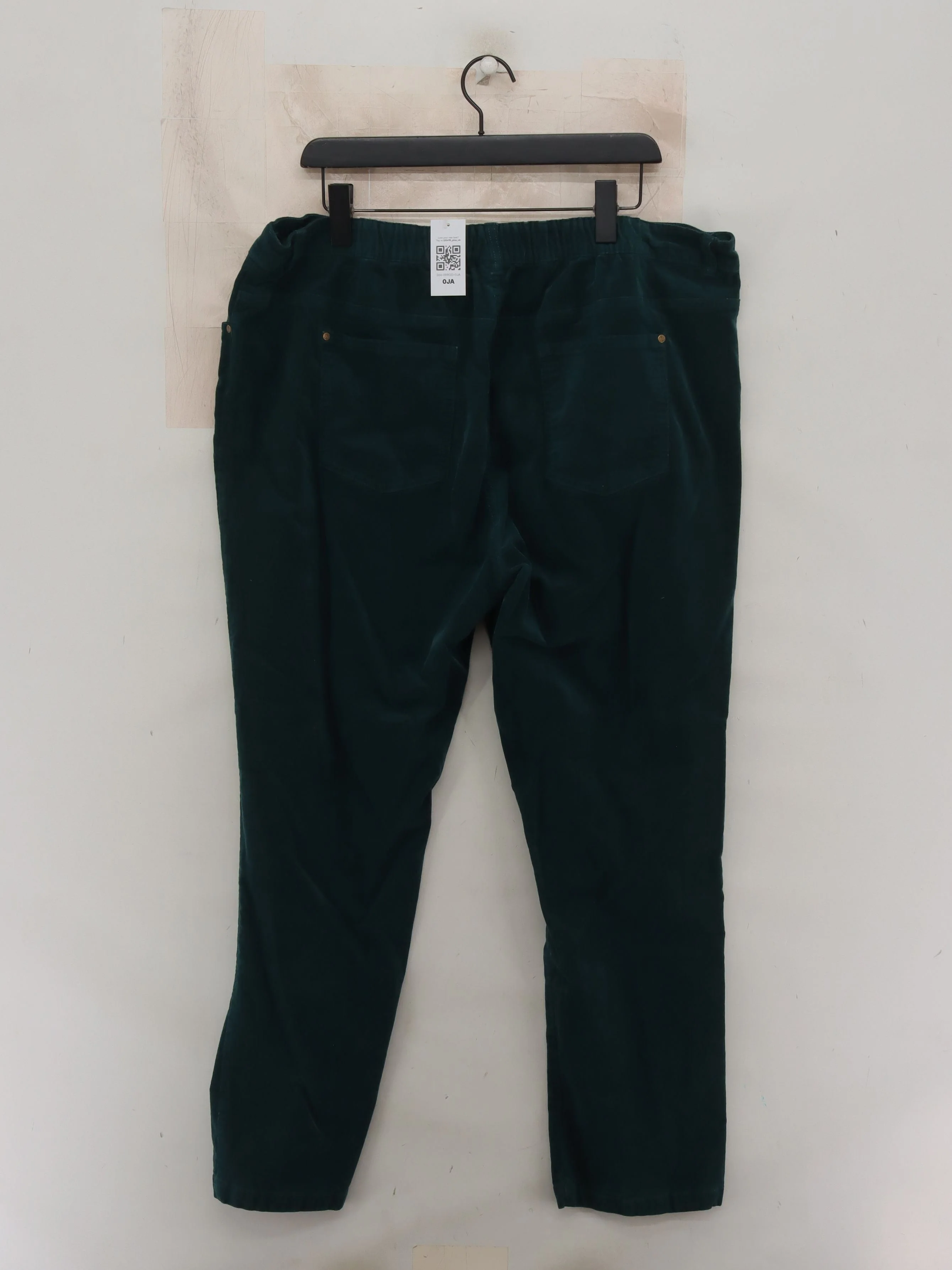 SEASALT CORNWALL Women's Trousers L Green 100% Cotton Straight Chino - Image 2