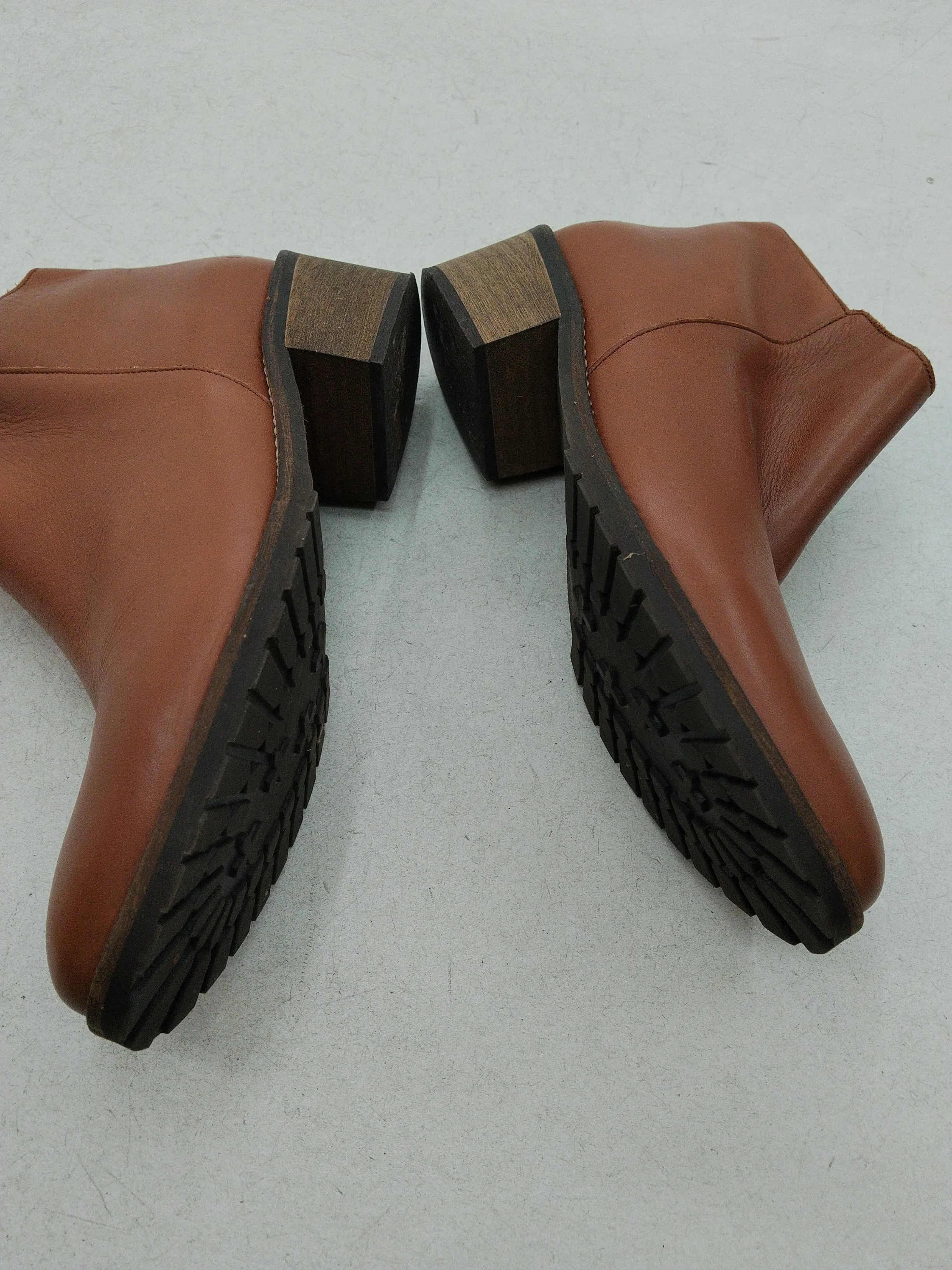 Seasalt Deluxe Women's Boots UK 6.5 Tan 100% Leather Chelsea - Image 7