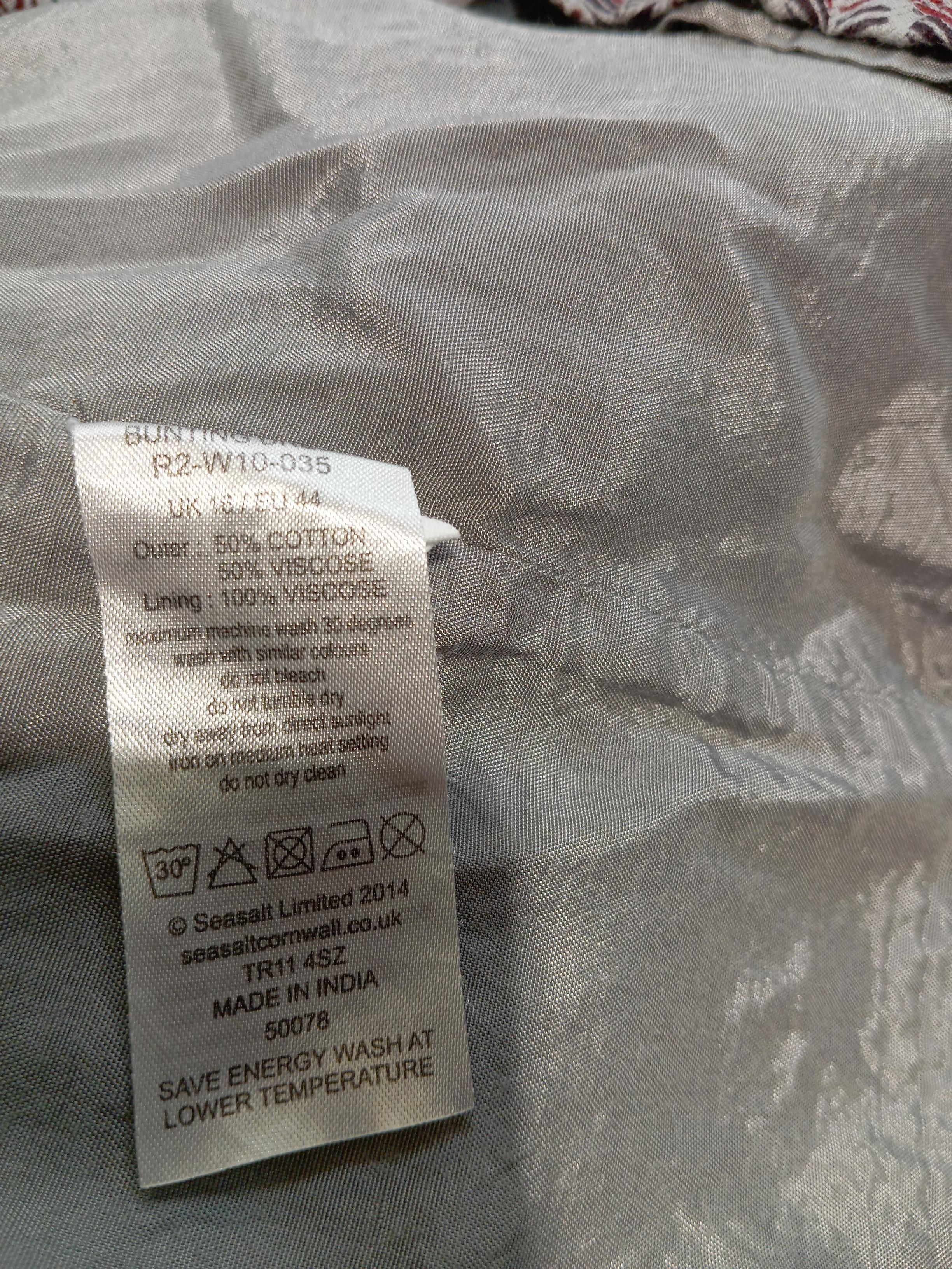 Seasalt Shirt Mini Dress UK16 in Brown - Image 6