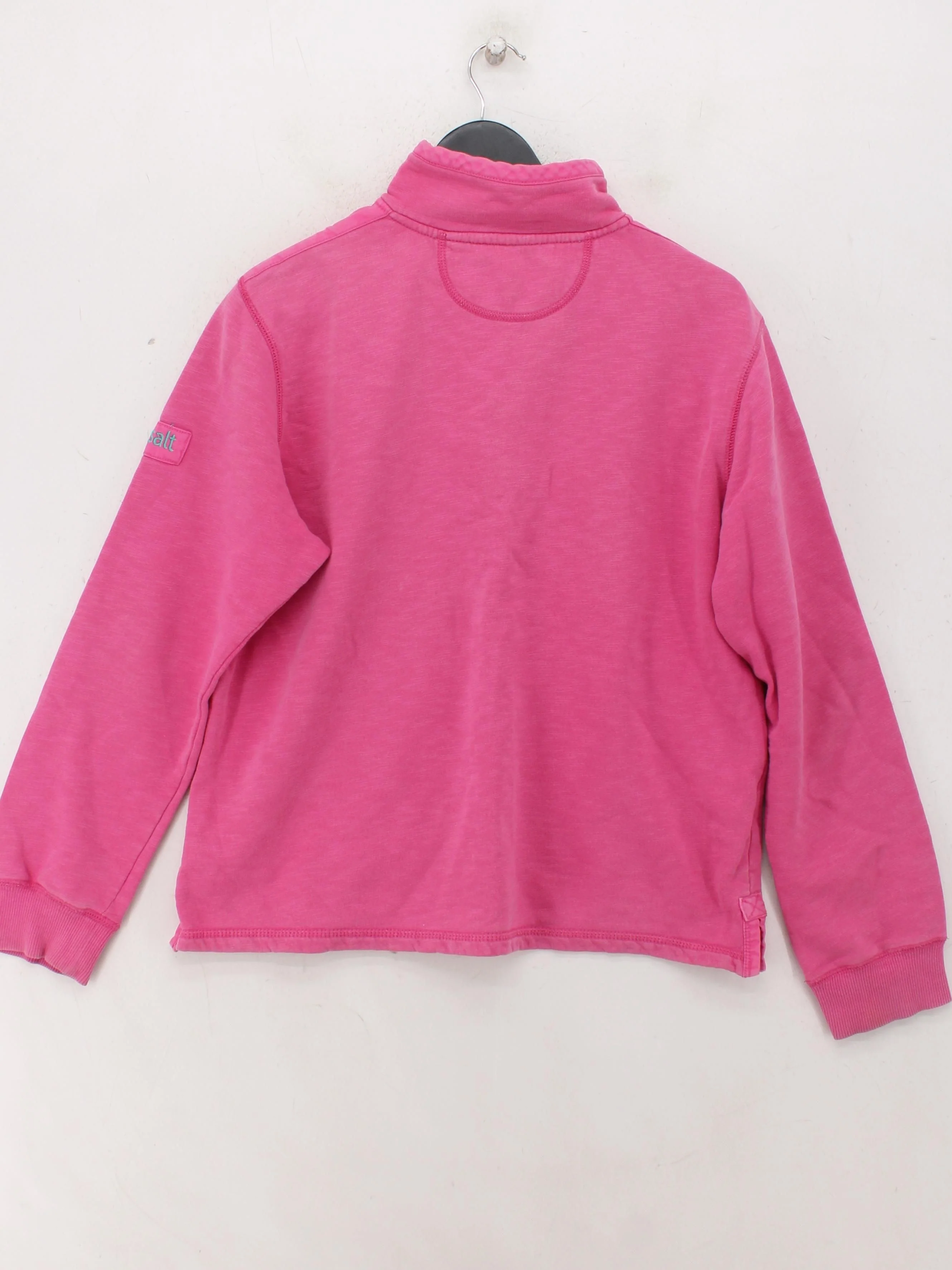 Seasalt Women's Jumper UK 12 Pink 100% Cotton High Neck Pullover - Image 2