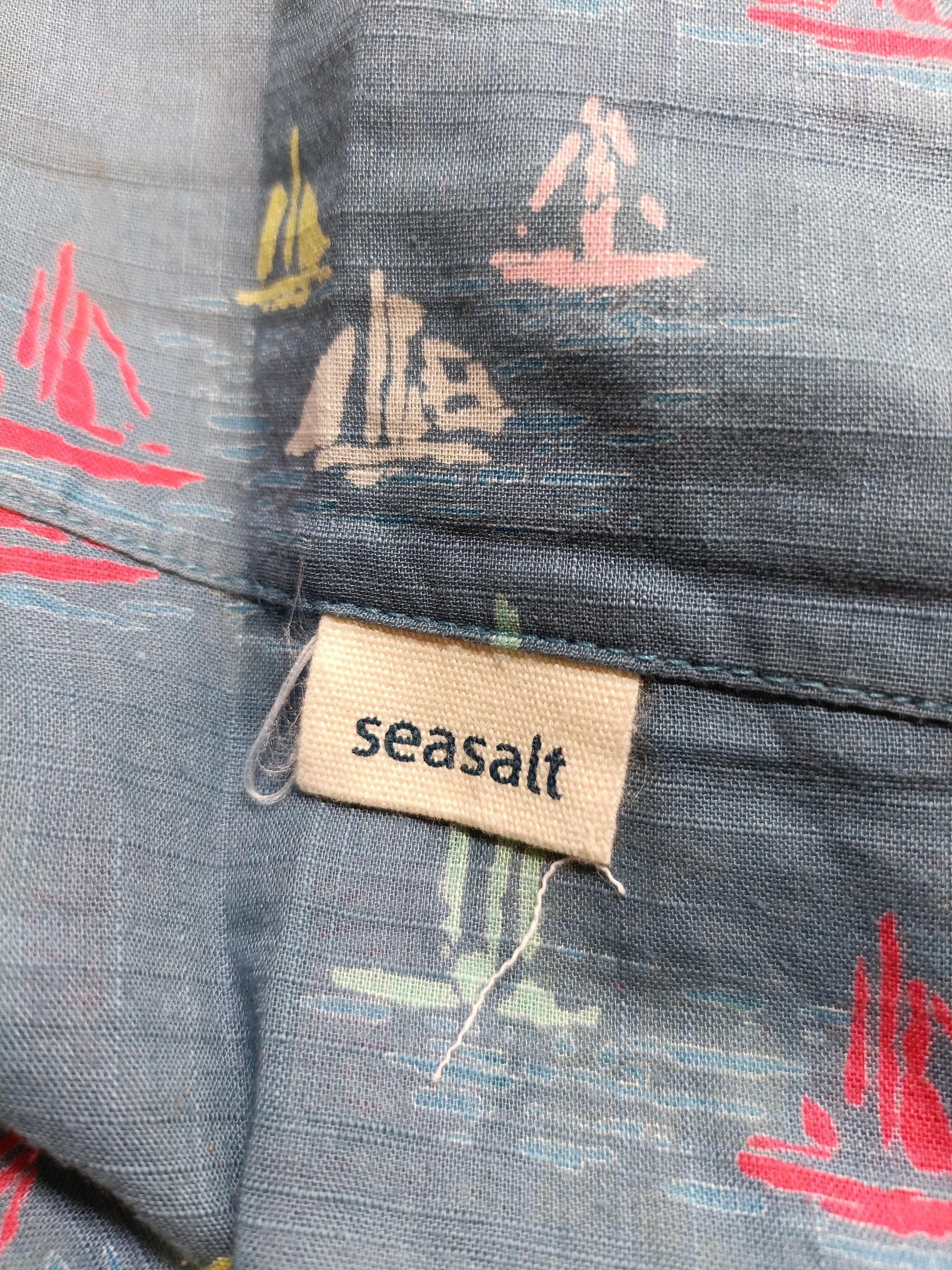 Seasalt Women's Mini Skirt UK 18 Blue Floral 100% Other Short Mini - Image 5