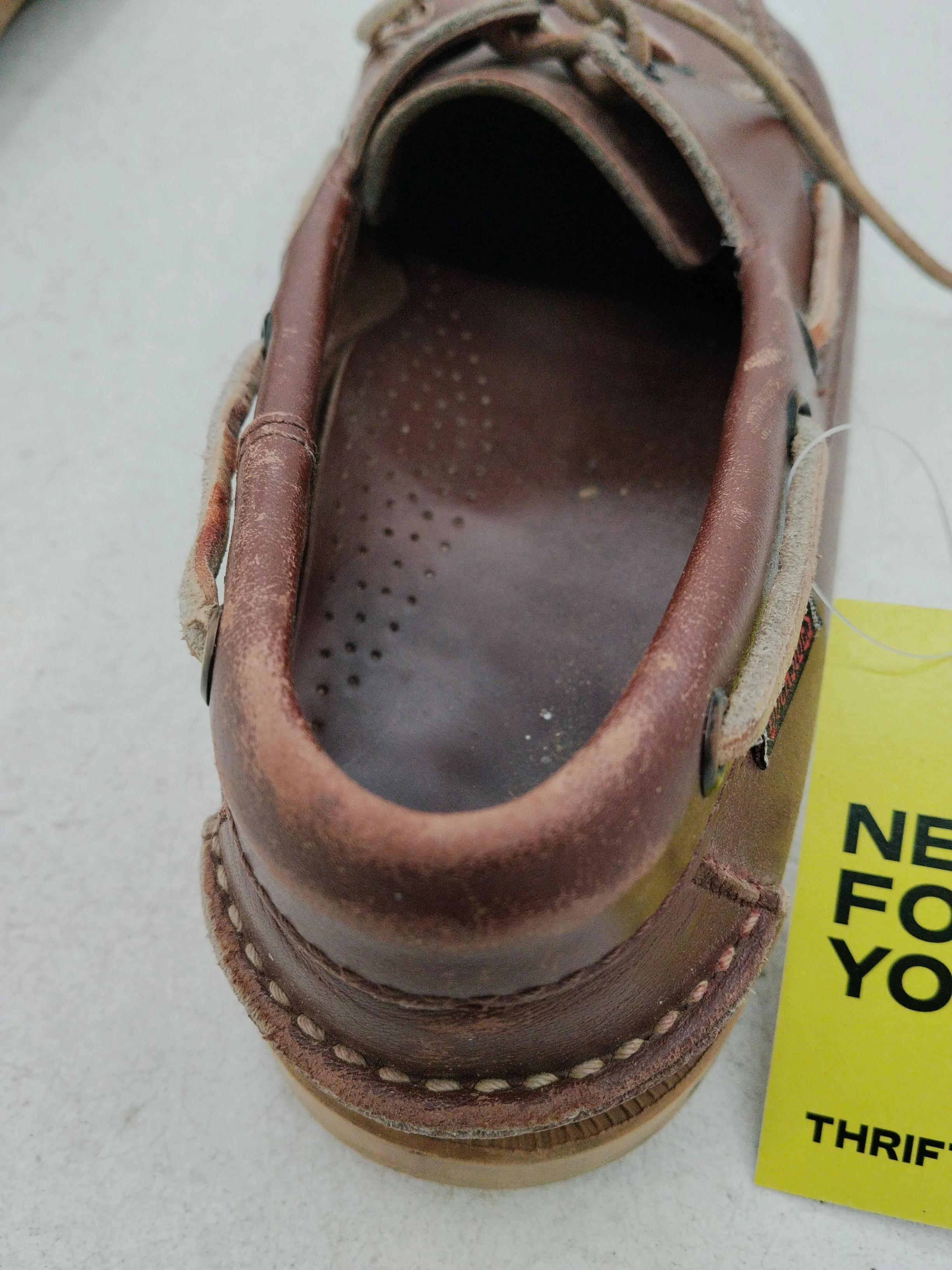 Sebago Men's Shoes UK 6 Brown 100% Leather Boat Shoe - Image 9