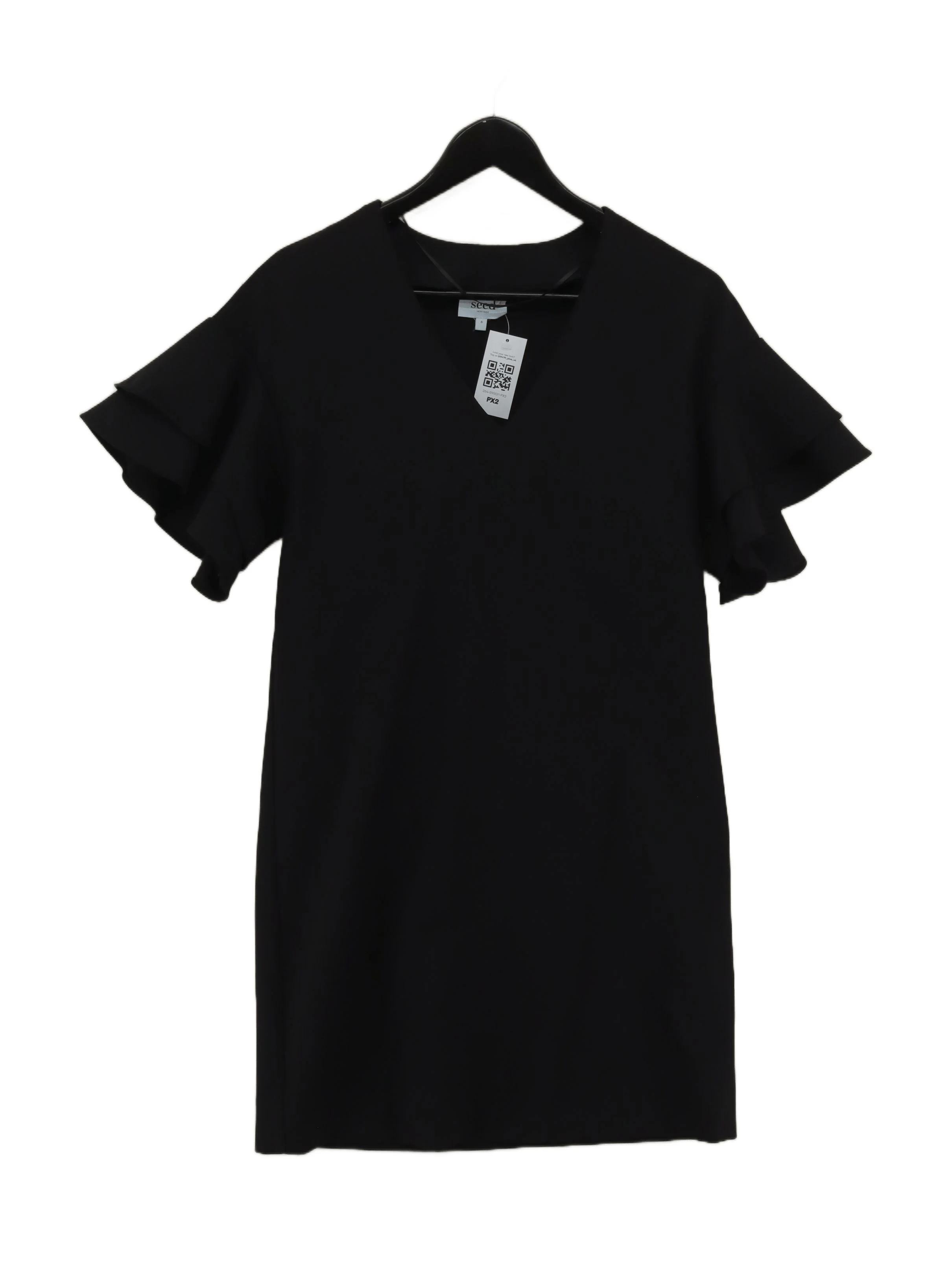 Seed Heritage T-Shirt Mini Dress UK6 in Black