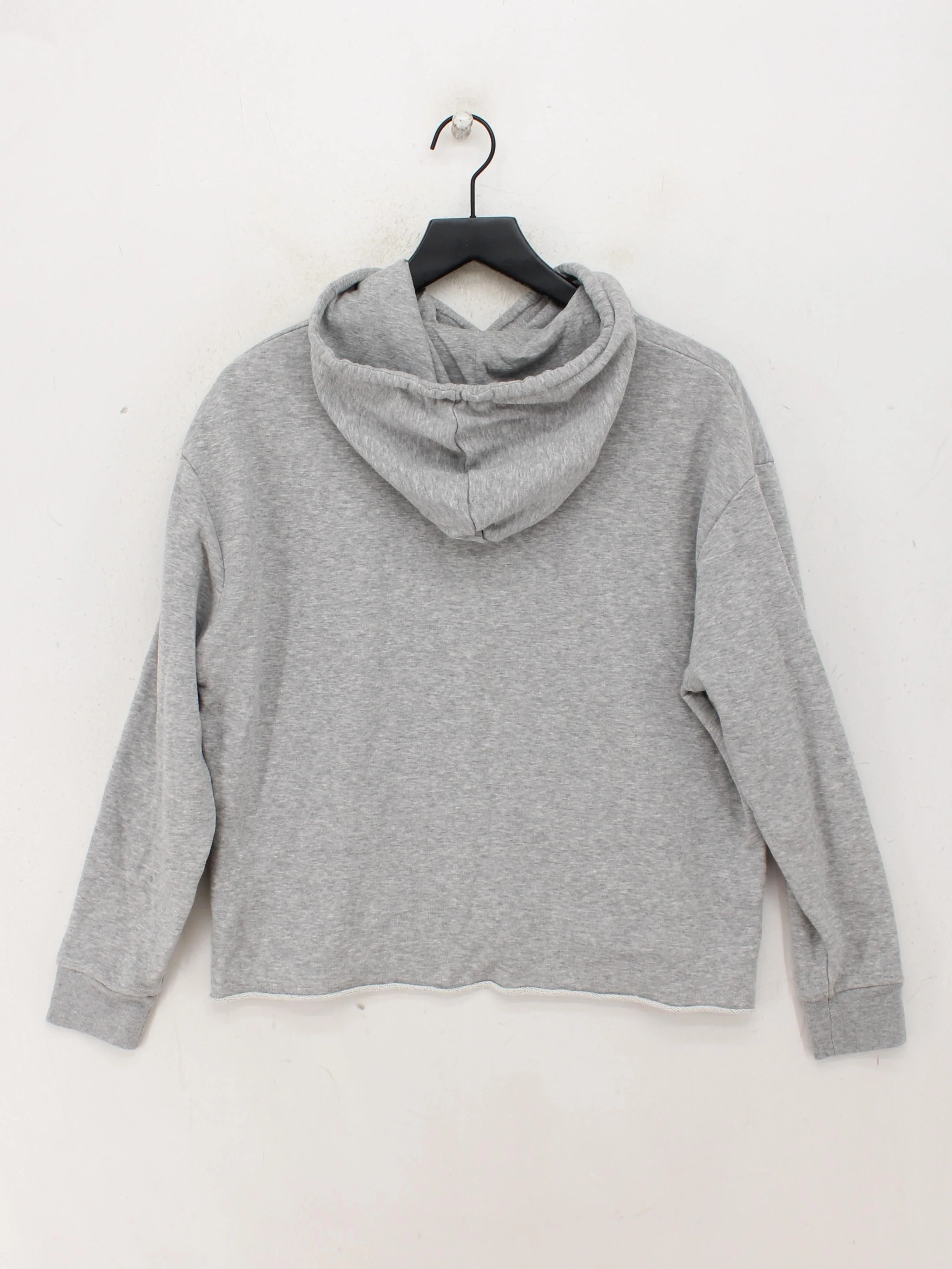 Selfish Mother Women's Hoodie S Grey Graphic Cotton with Polyester Pullover - Image 2