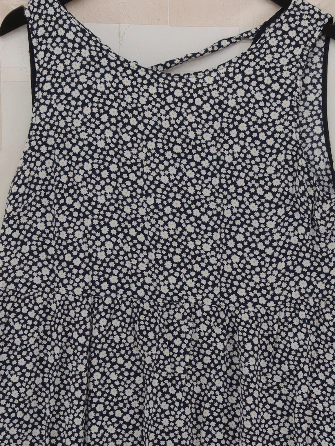 Sezane Mini Dress in Blue - Image 3