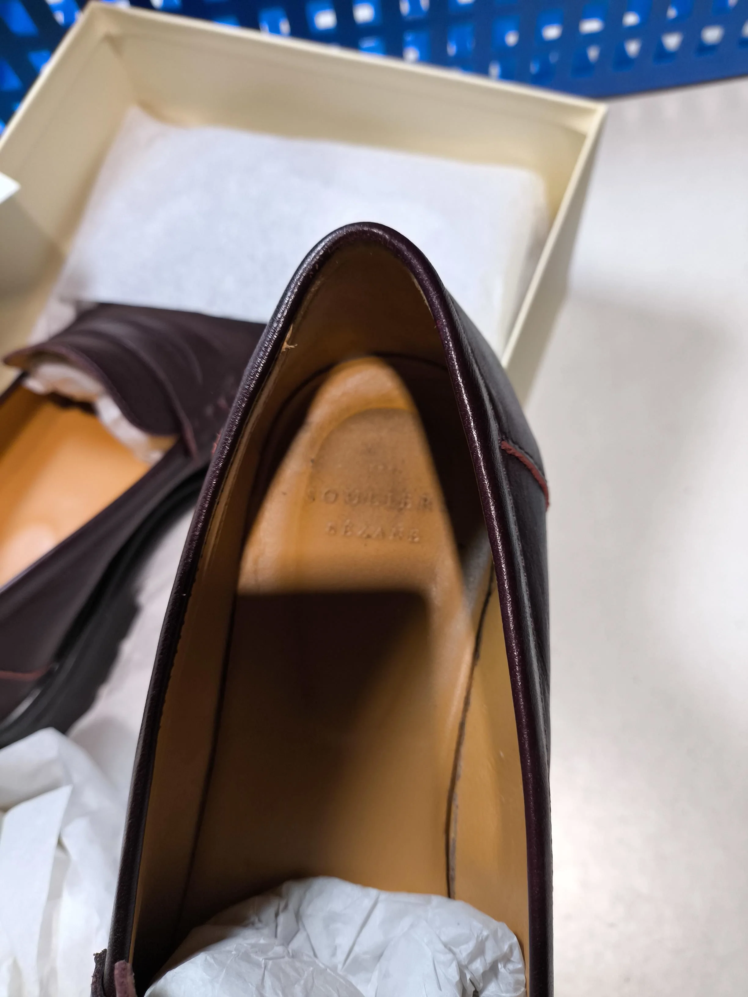 Sezane Women's Flat Shoes UK 5 Brown 100% Leather Loafer - Image 9