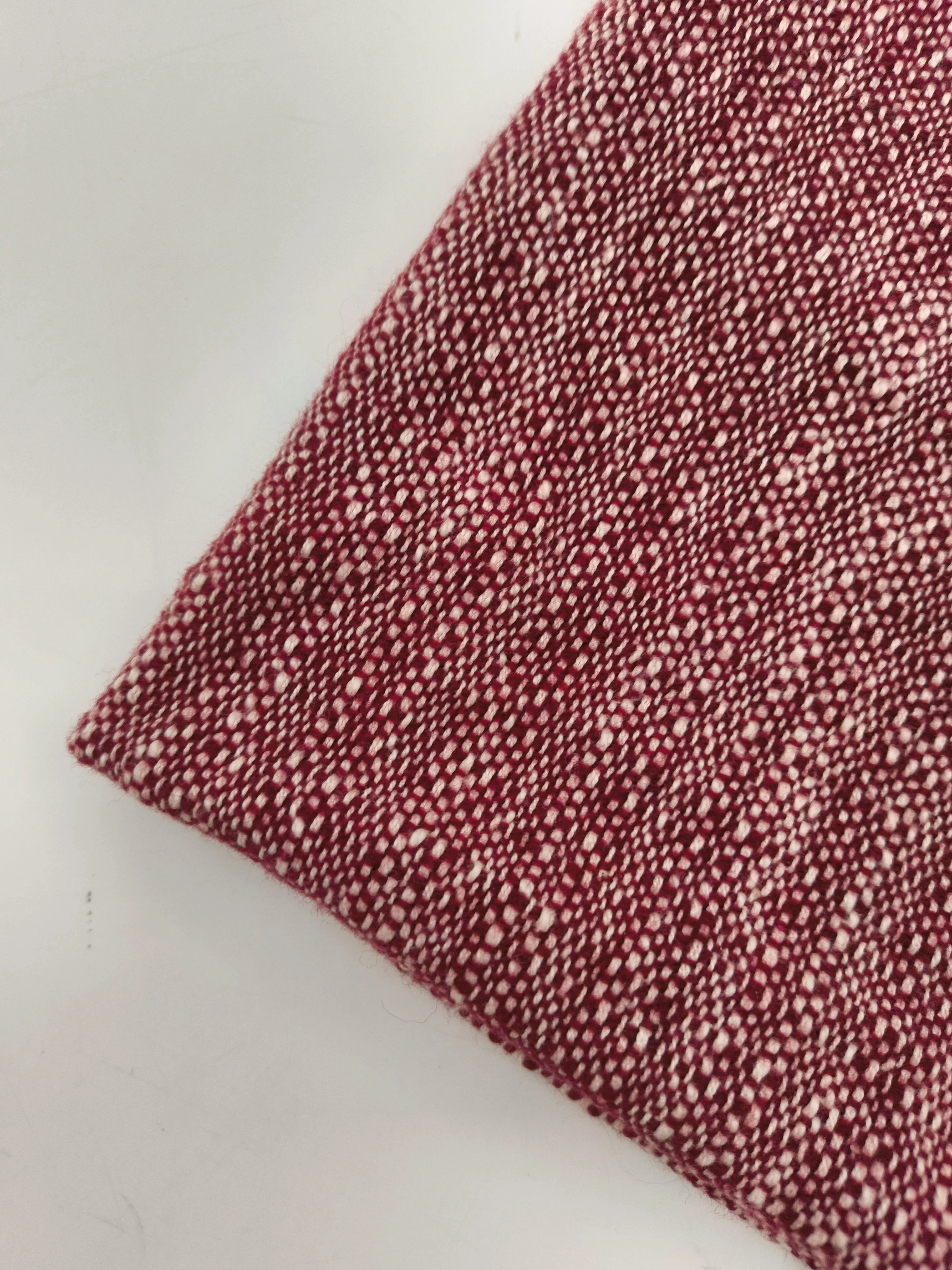 Sezane Women's Scarf Red Cotton with Wool, Polyamide Rectangle Scarf - Image 3