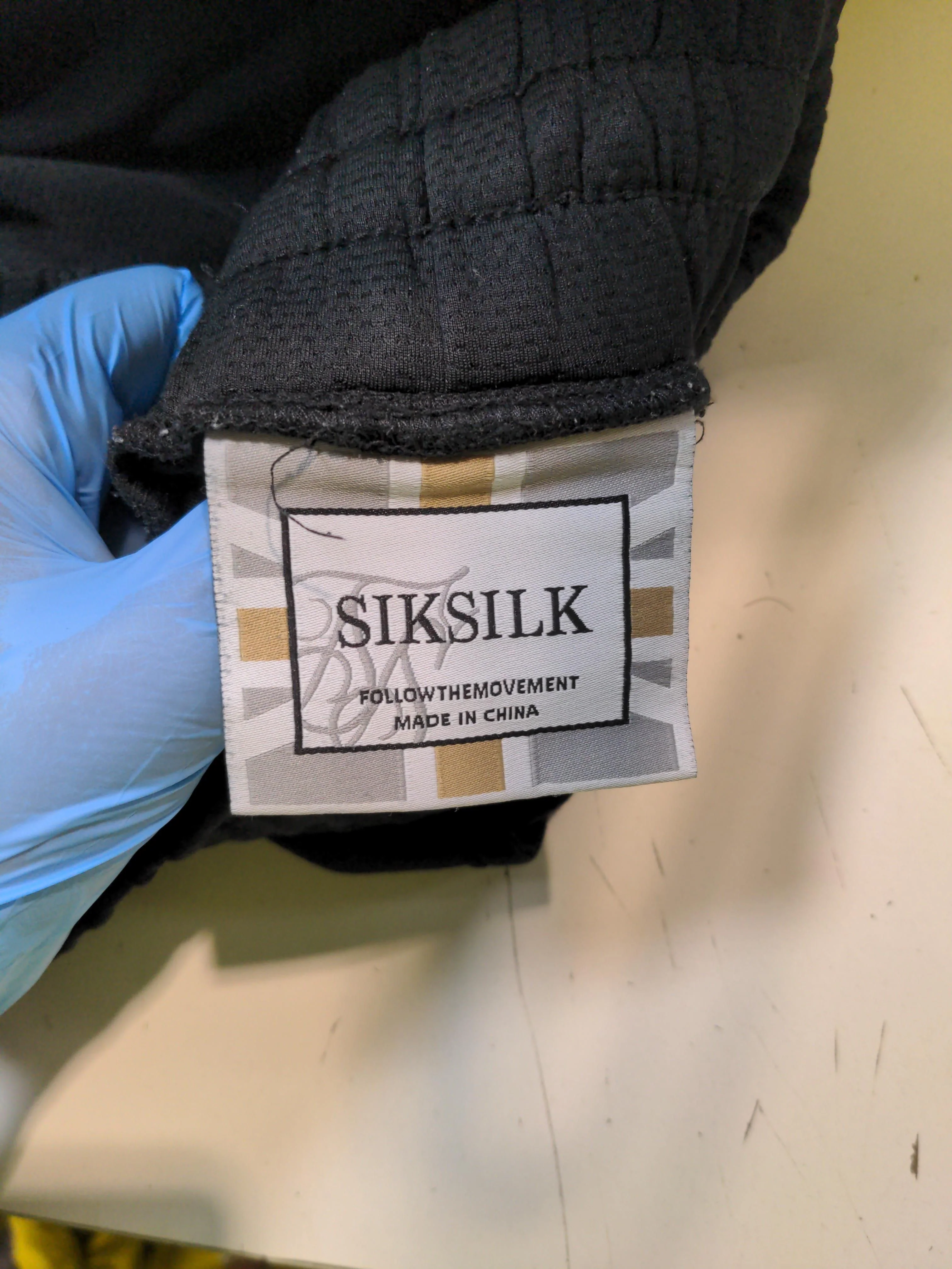 SikSilk Men's Shorts M Black Polyester with Elastane Sweat - Image 7