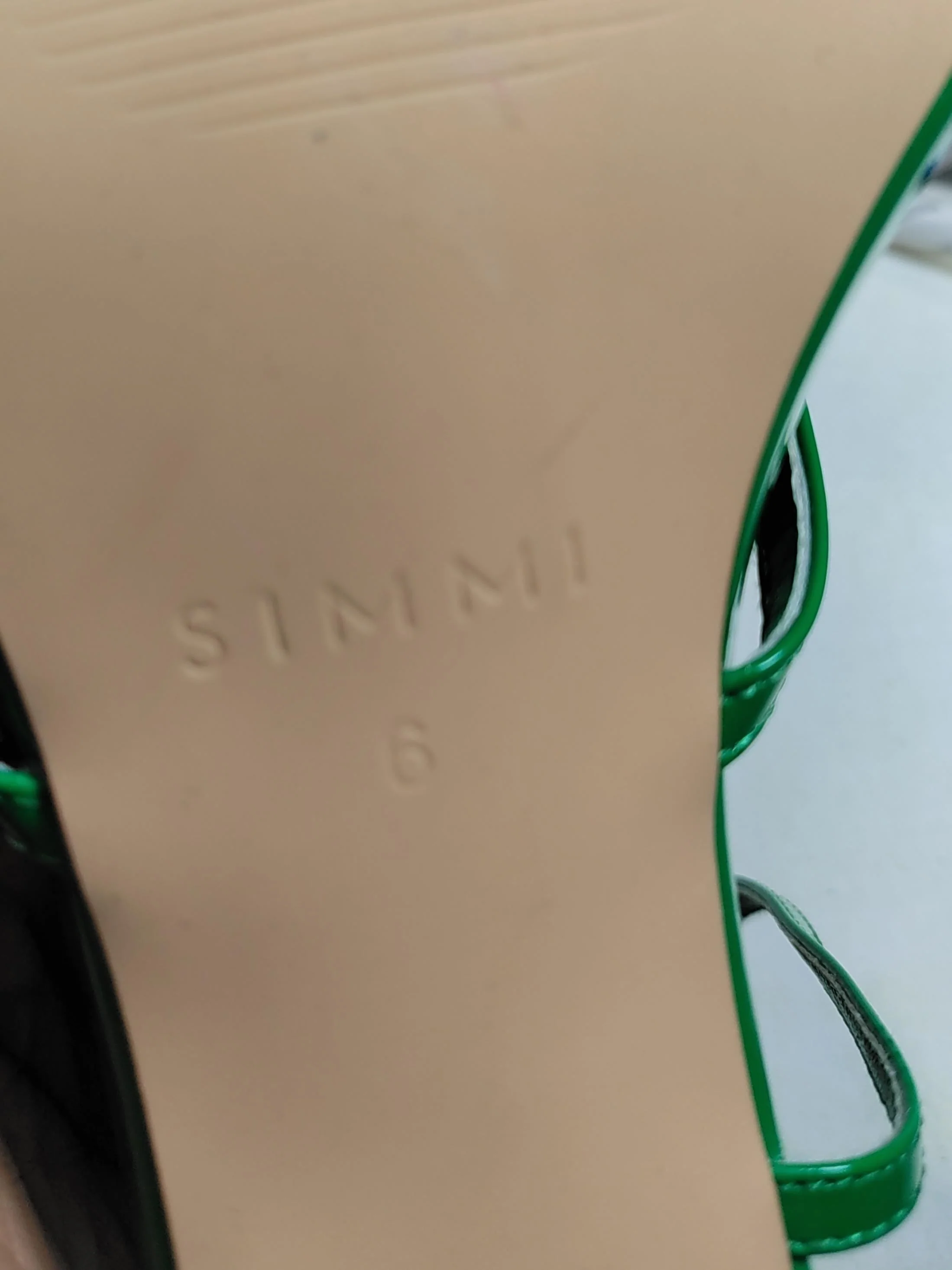 Simmi London Women's Heels UK 6 Green 100% Faux Leather Strappy - Image 10