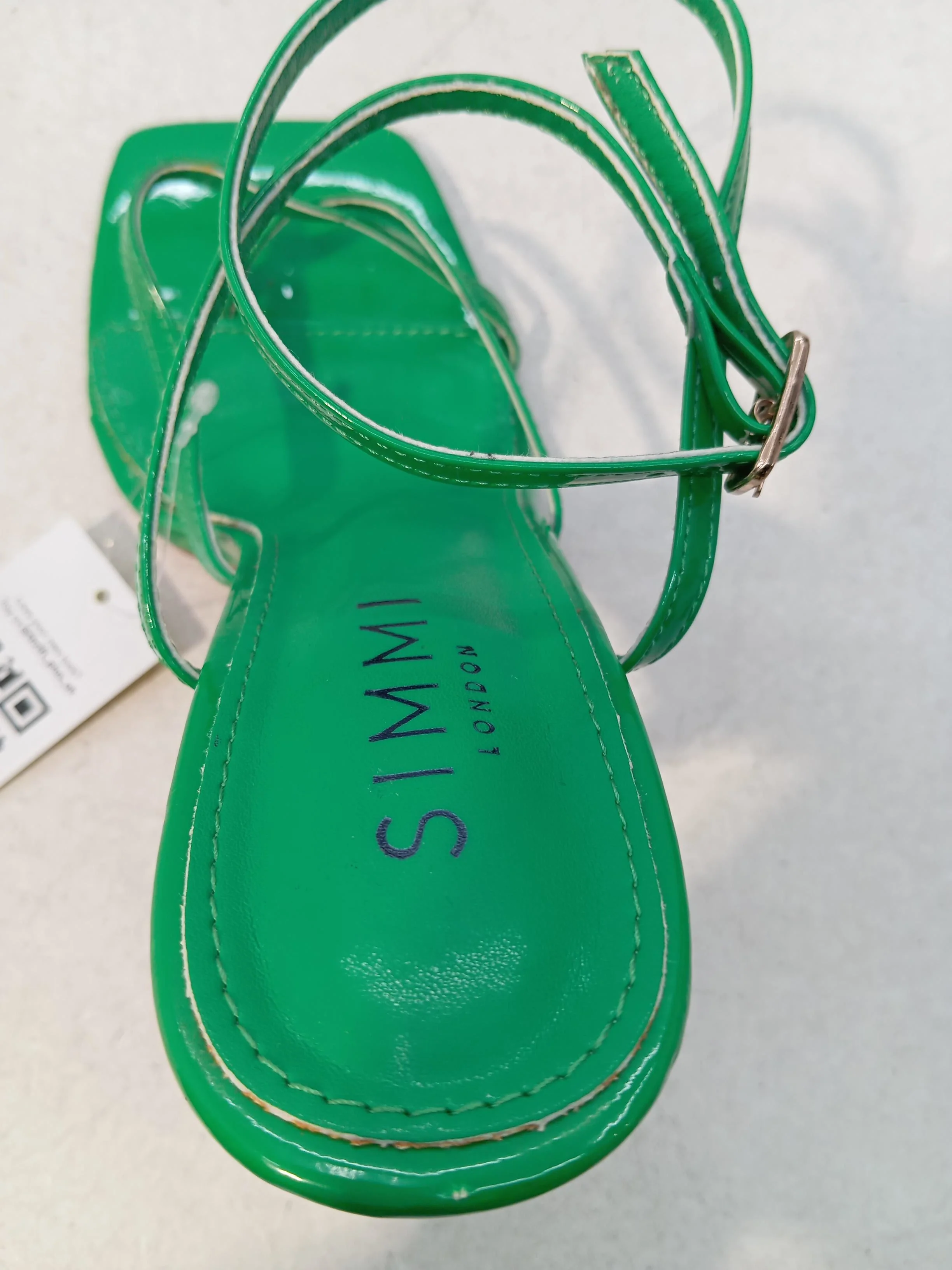Simmi London Women's Heels UK 6 Green 100% Faux Leather Strappy - Image 6