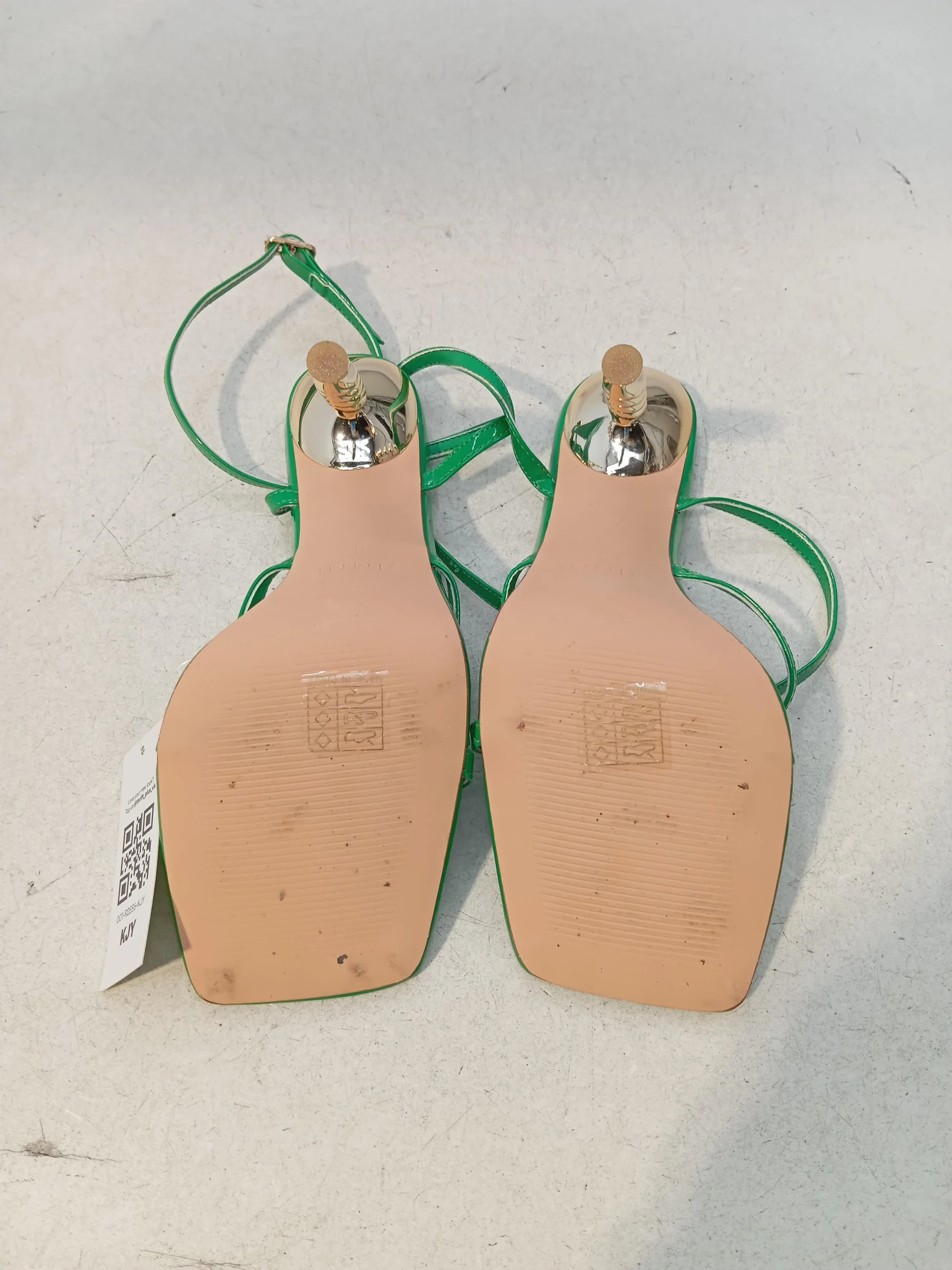 Simmi London Women's Heels UK 6 Green 100% Faux Leather Strappy - Image 7
