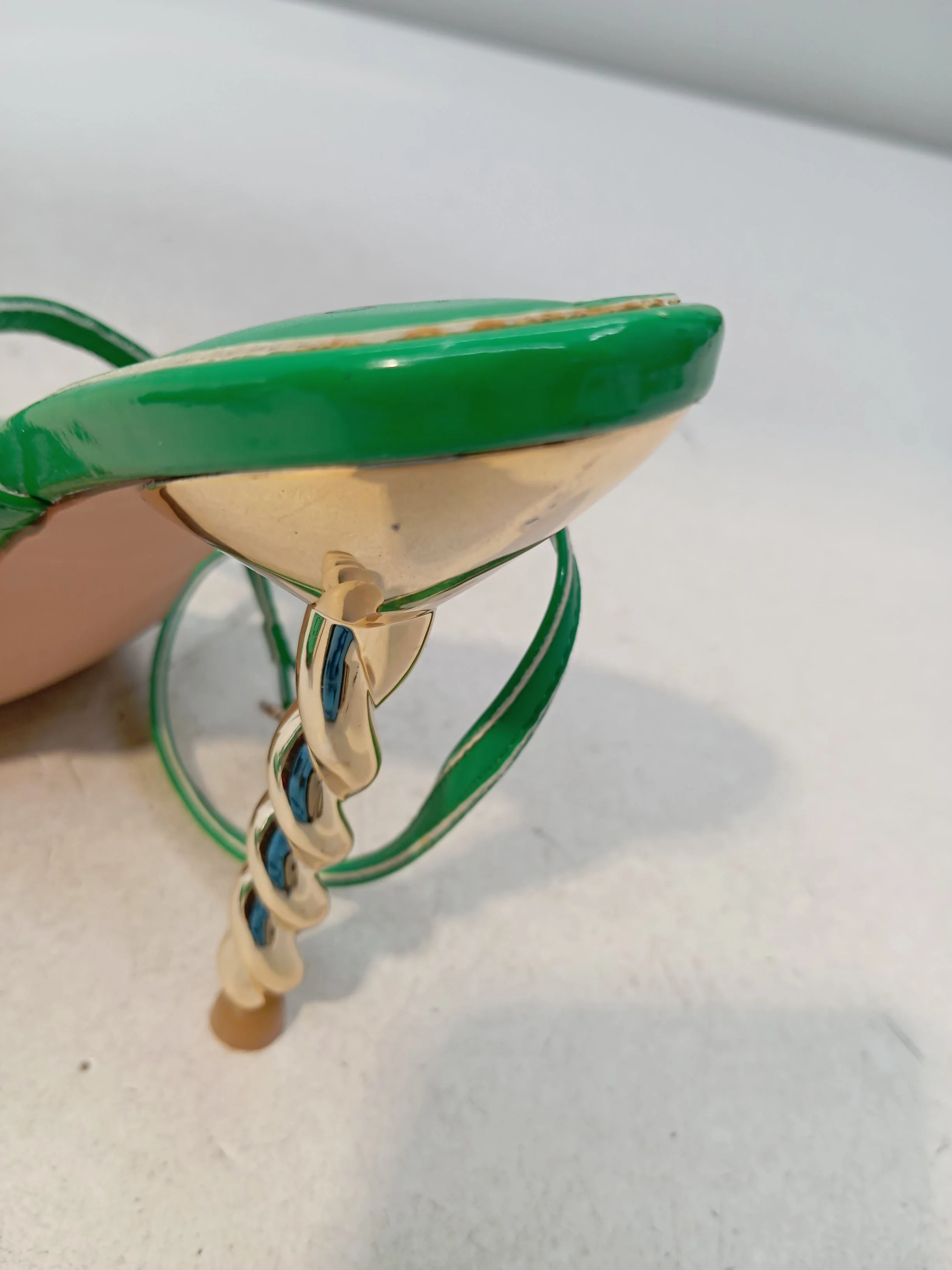 Simmi London Women's Heels UK 6 Green 100% Faux Leather Strappy - Image 8