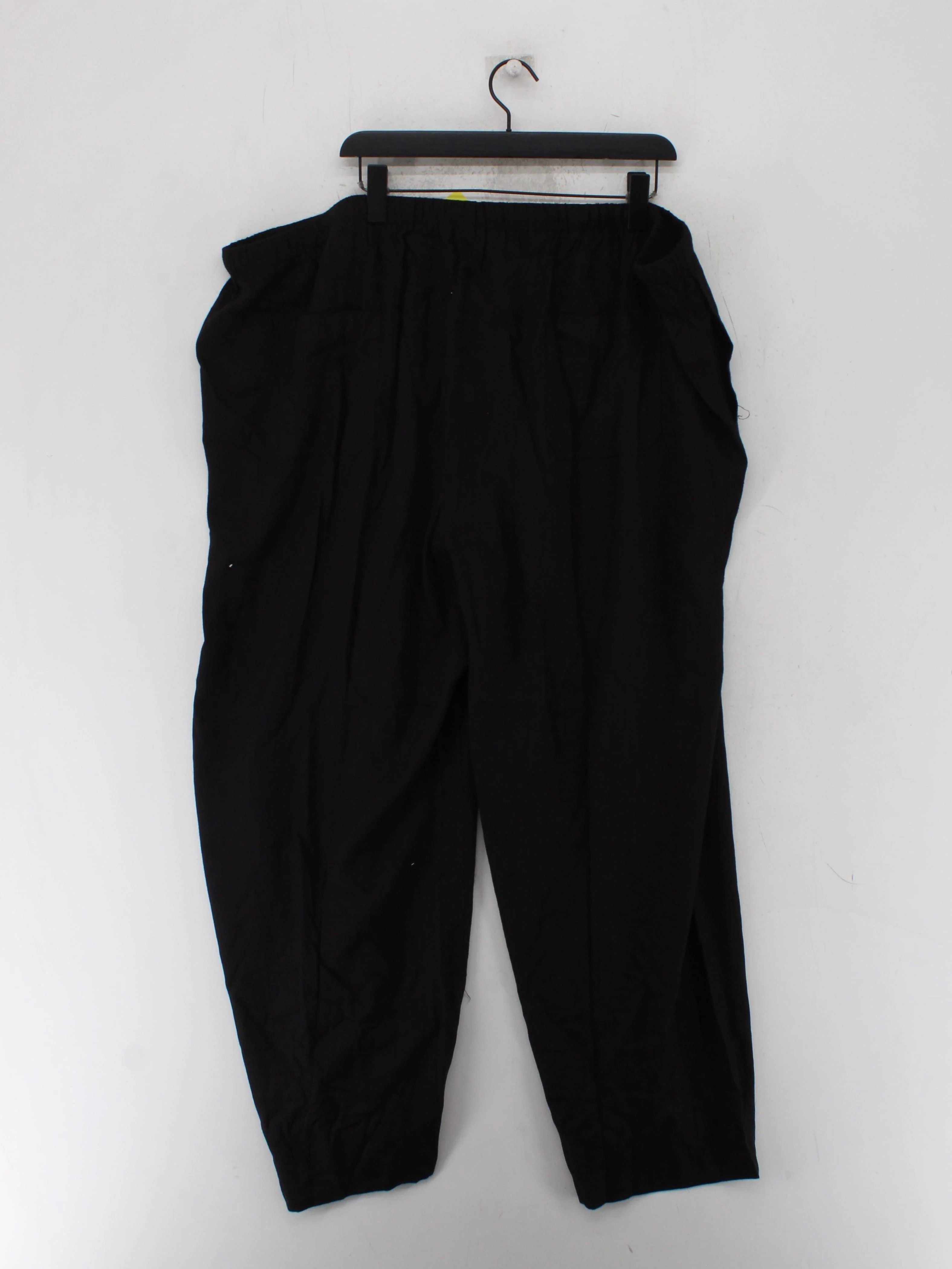 Simply Be Women's Trousers UK 26 Black 100% Other Wide-Leg Sweatpants - Image 2