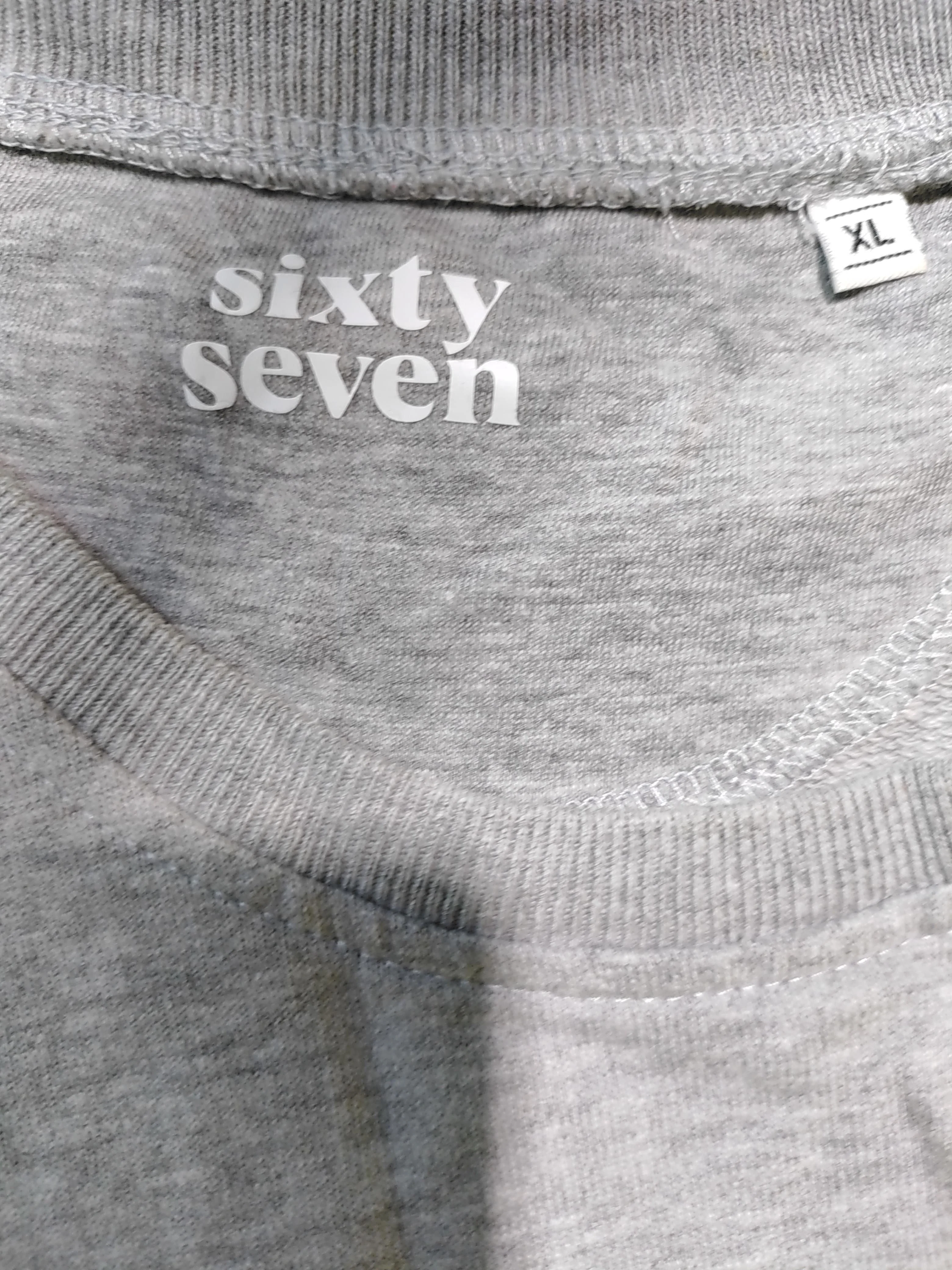 Sixty Seven Women's Hoodie XL Grey Graphic Cotton with Viscose Pullover - Image 5