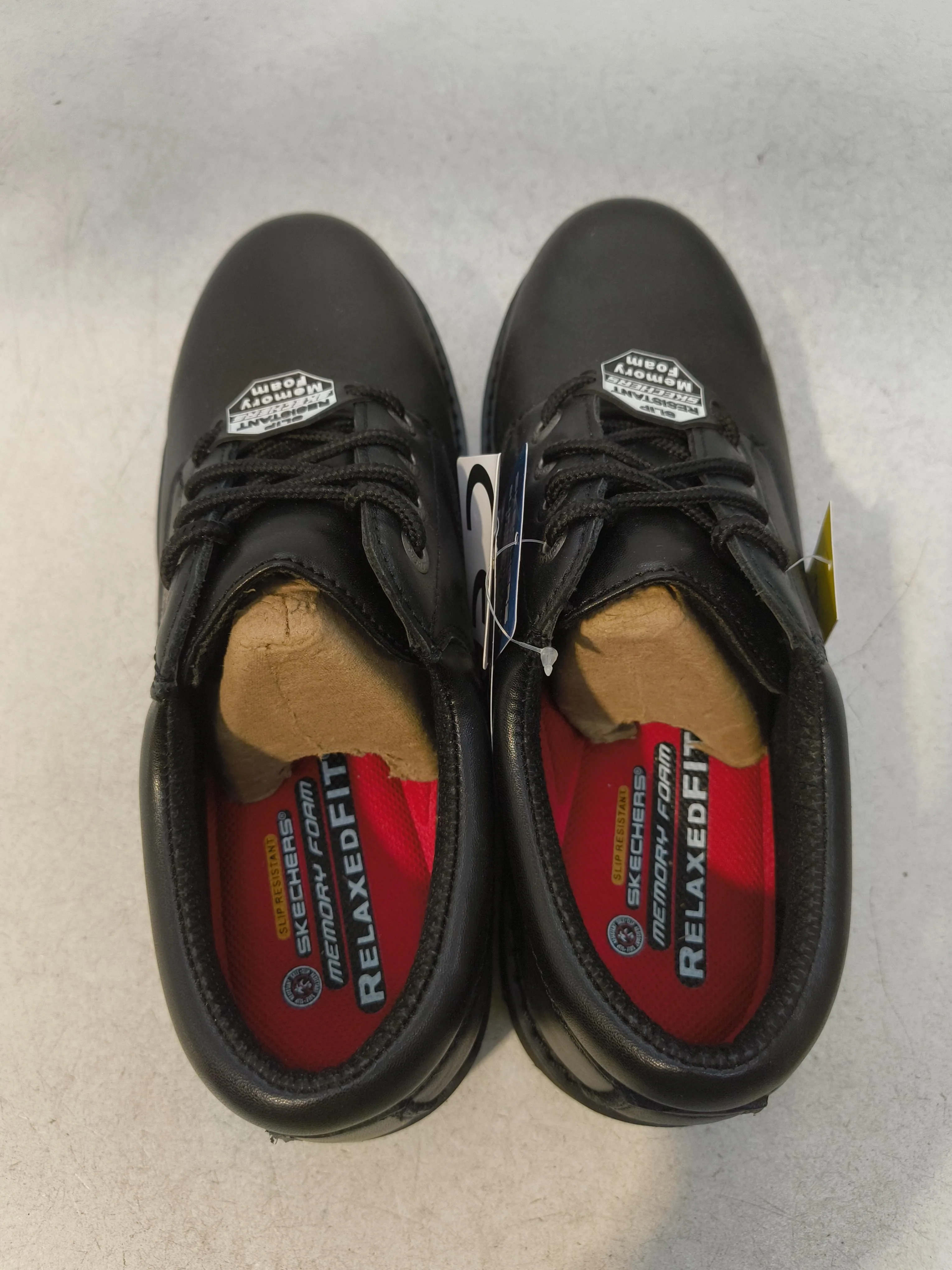 Skechers Men's Shoes UK 10 Black 100% Leather Sneaker - Image 6