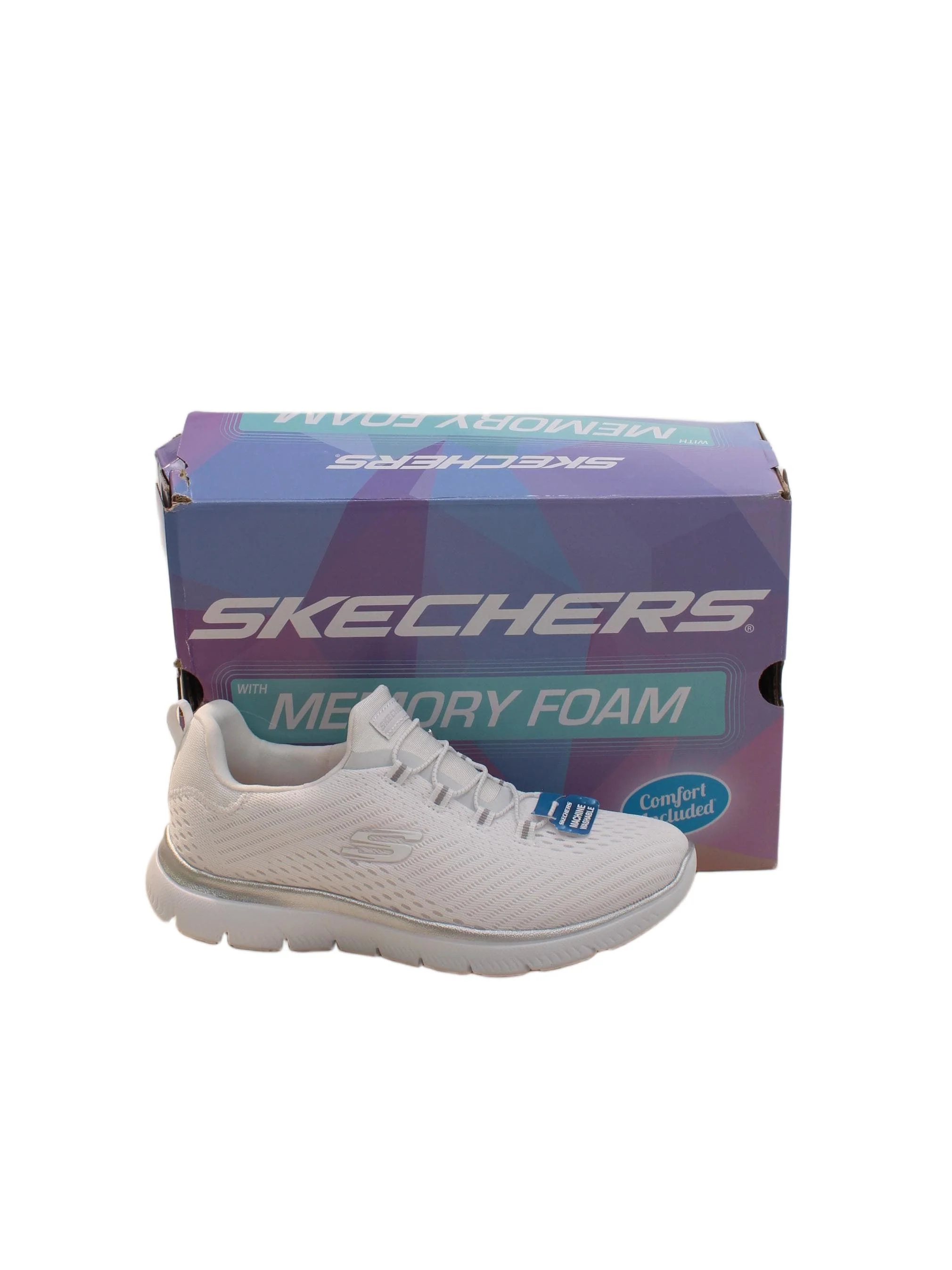 Skechers unknown Women's Trainers 149036 UK4 EU37 US7 in White