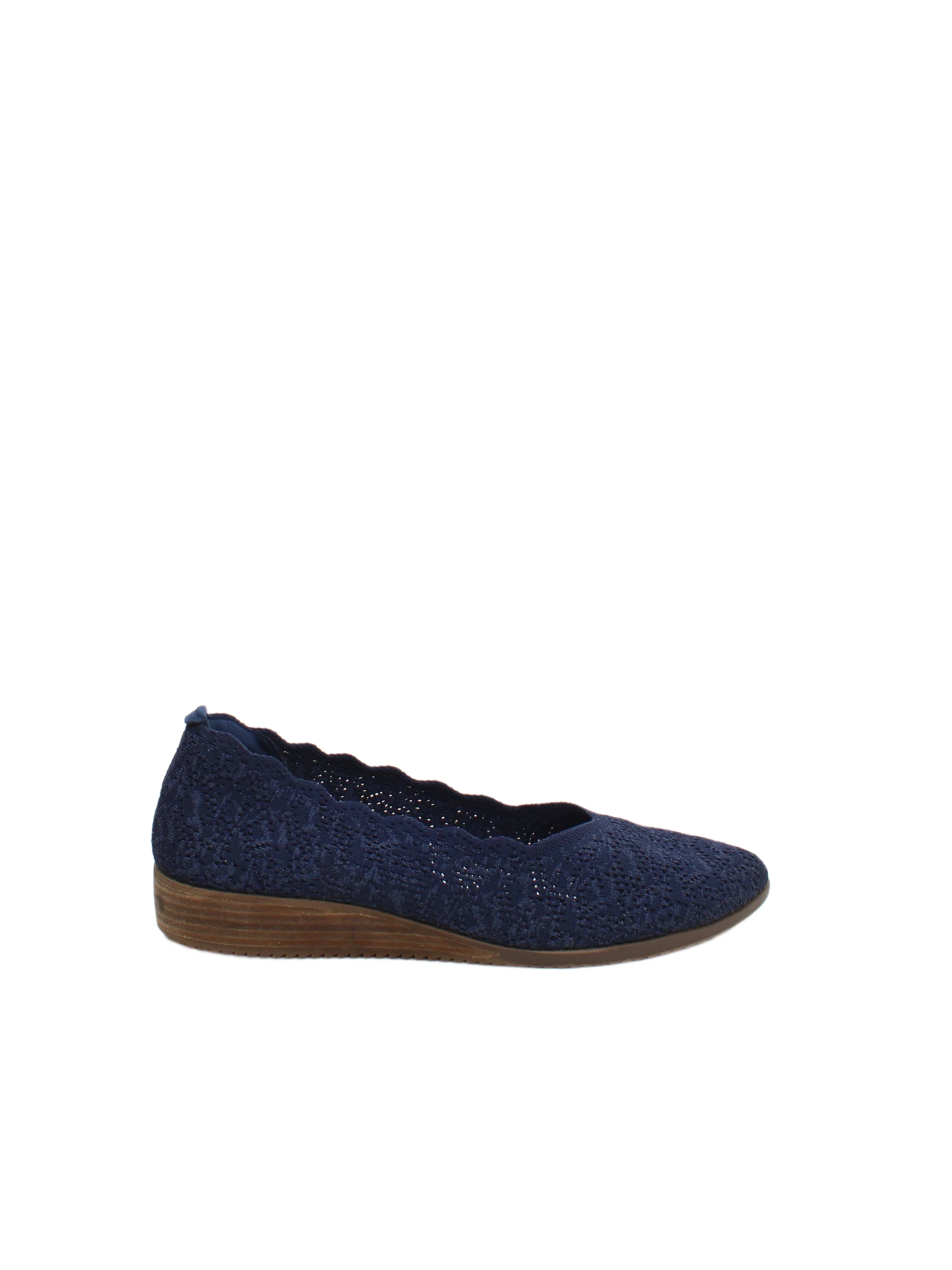Skechers Women's Flat Shoes UK 8 Blue 100% Other Ballet