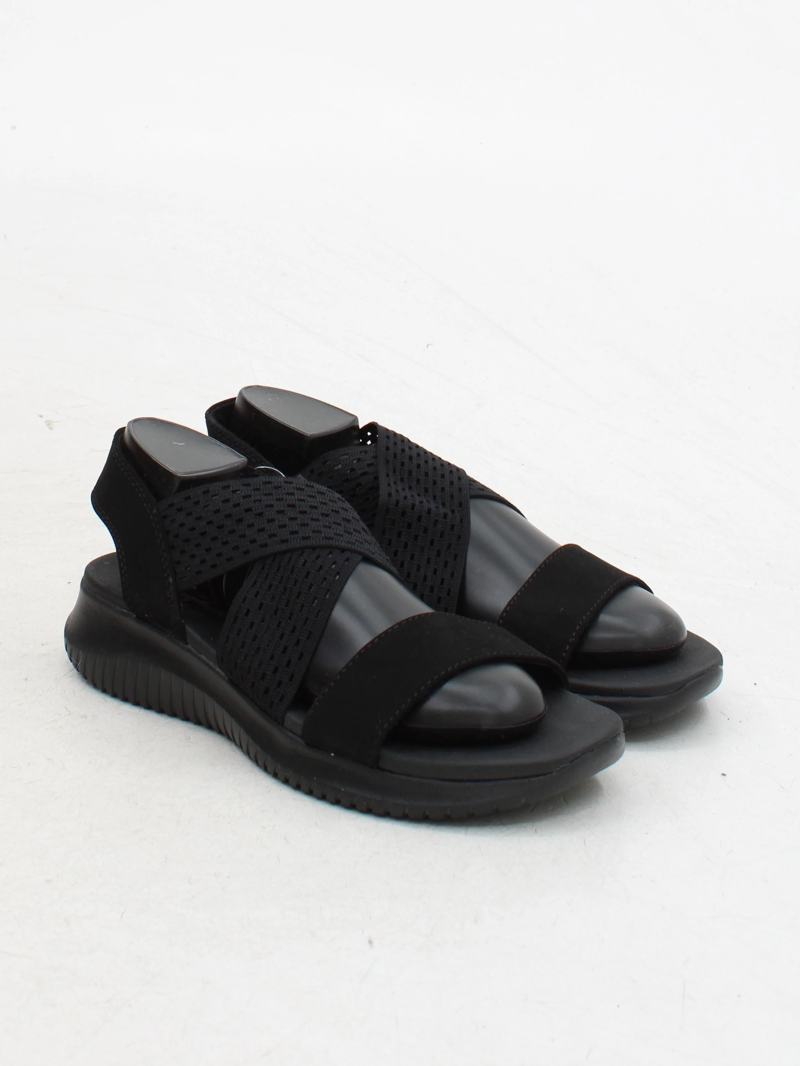 Skechers Women's Sandals UK 6 Black 100% Other Strappy - Image 4