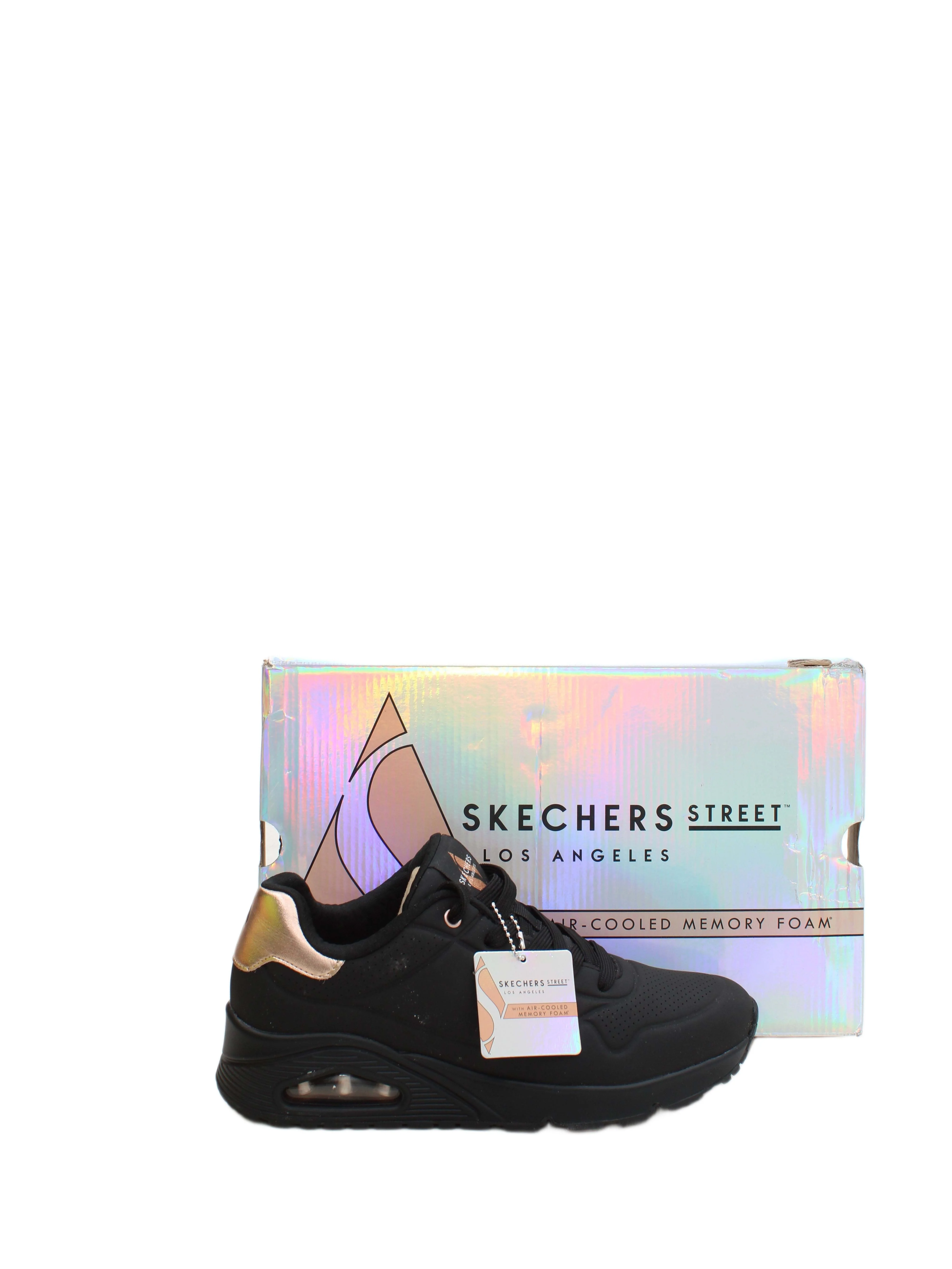 Skechers Women's Trainers 177094 UK6 in Black