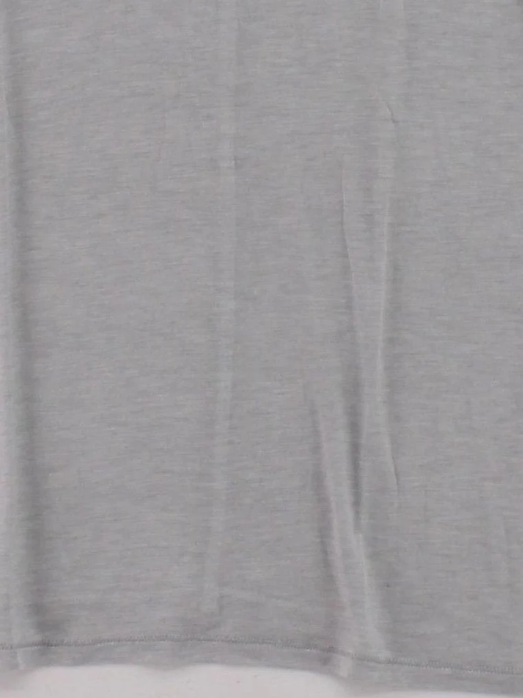 Skims Women's T-Shirt M Grey Lyocell Modal with Cashmere Basic - Image 4
