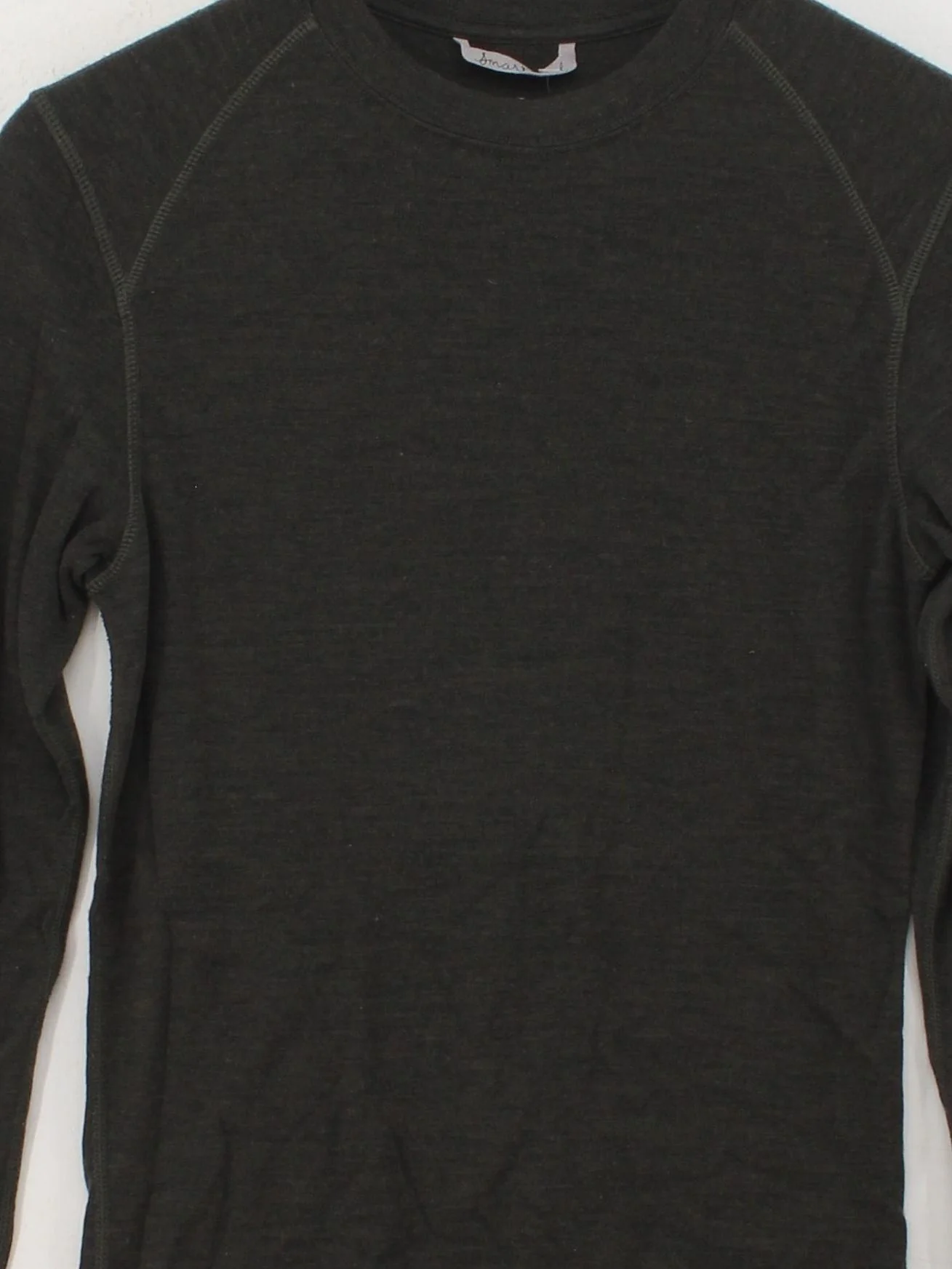 Smartwool Men's T-Shirt S Green 100% Wool Crew Neck Basic - Image 3