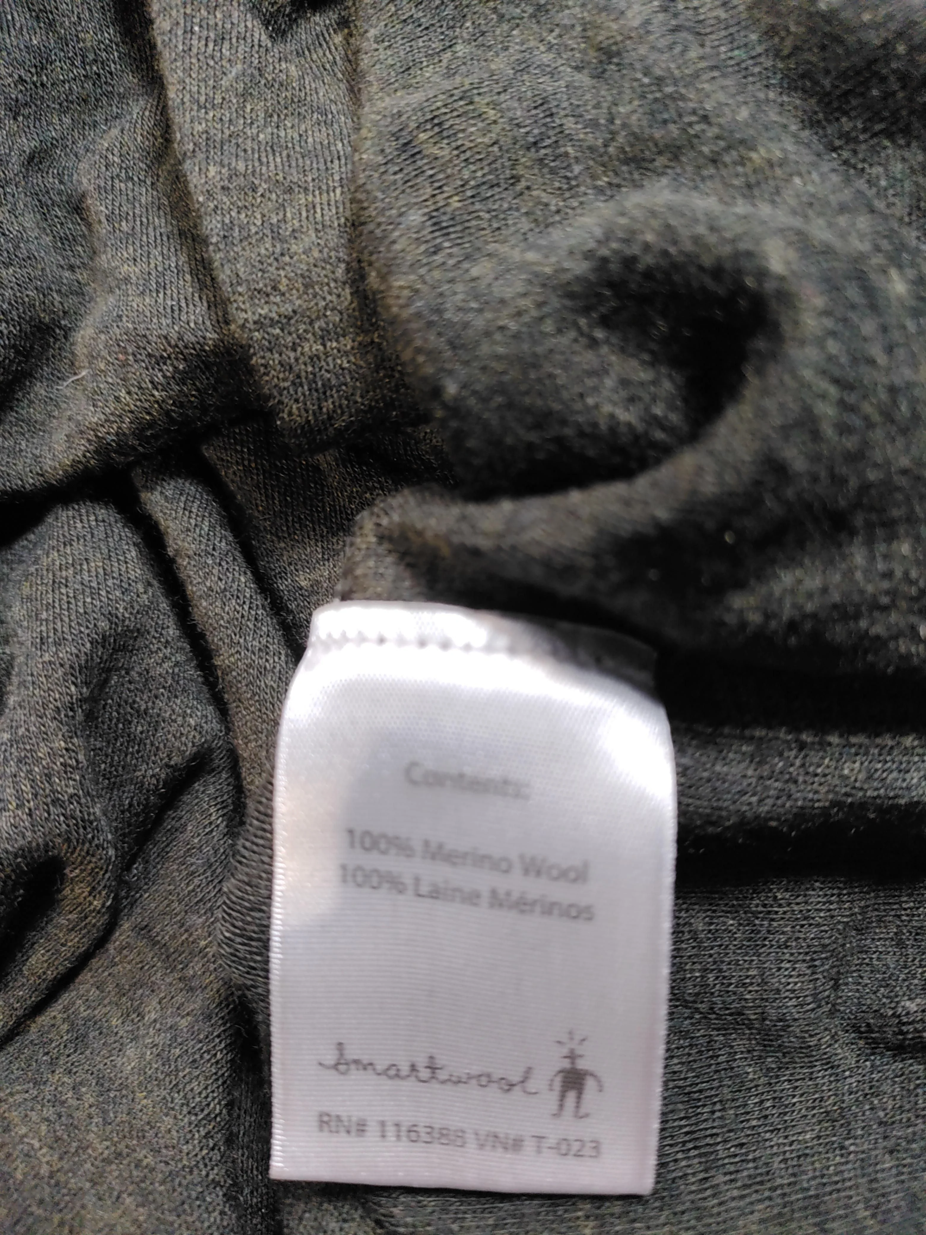 Smartwool Men's T-Shirt S Green 100% Wool Crew Neck Basic - Image 7