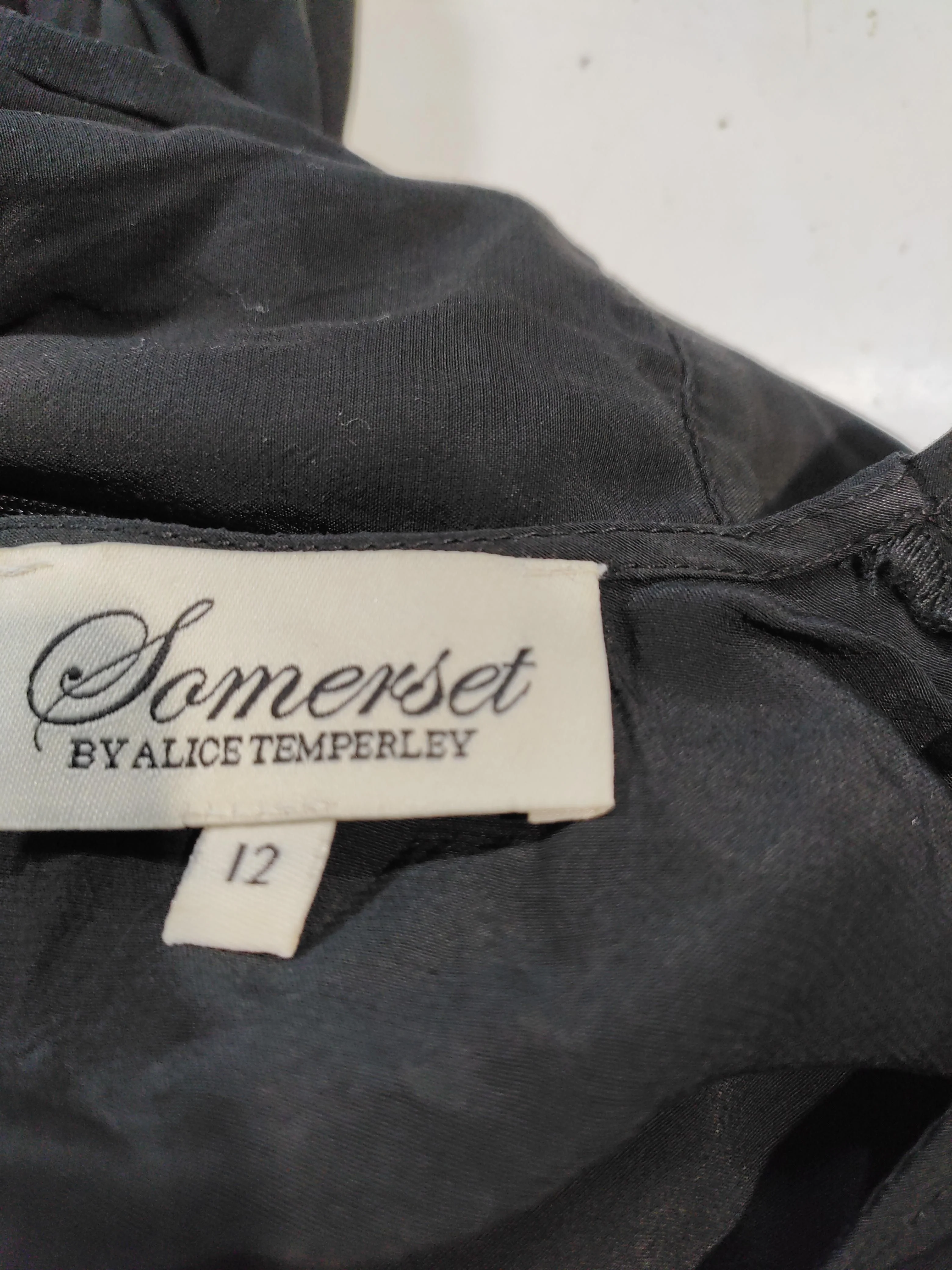 Somerset By Alice Temperley Women's Jumpsuit UK 12 Black 100% Viscose Jumpsuit - Image 5
