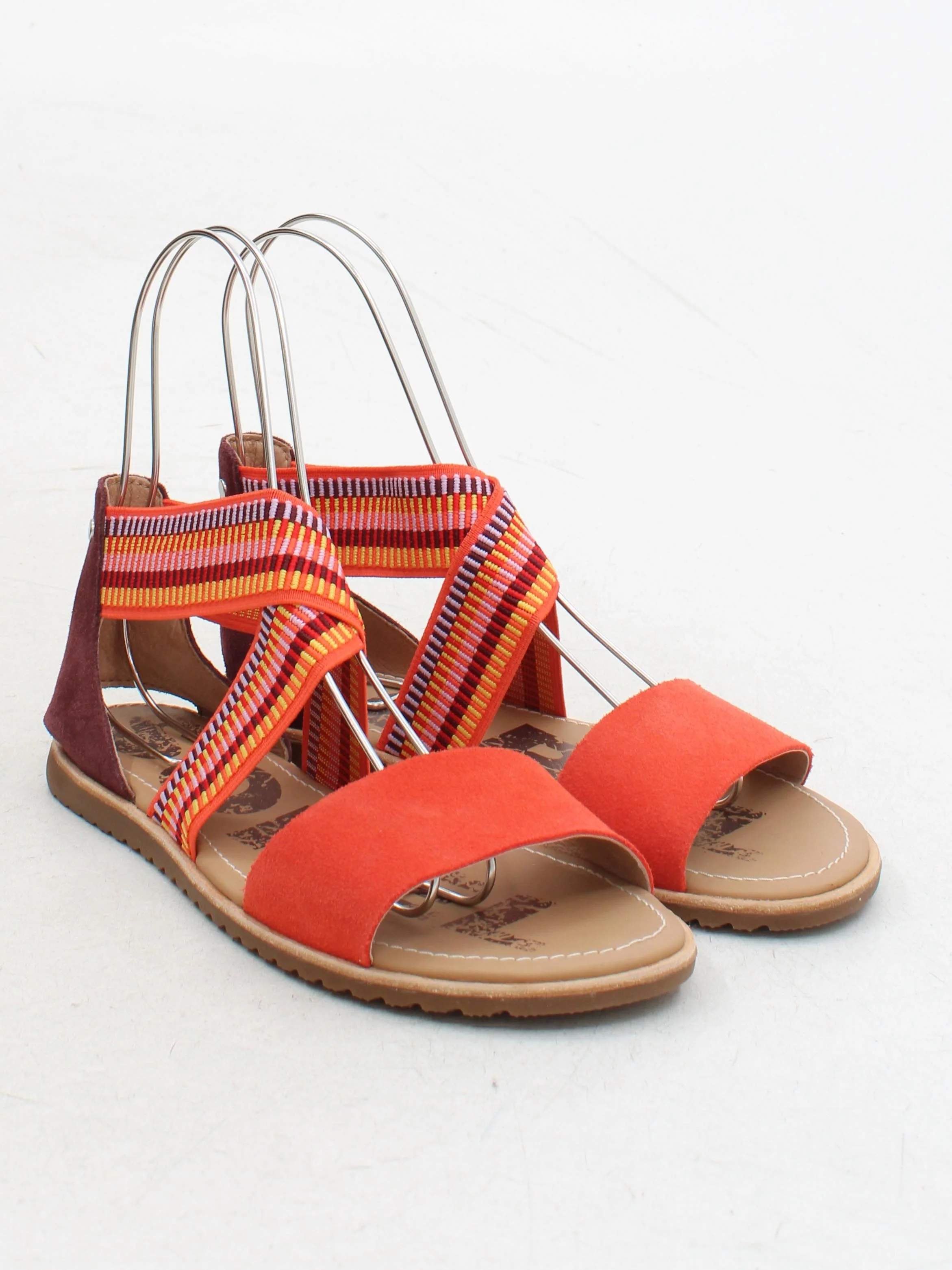 Sorel Women's Sandals UK 5 Multi Striped Suede with Other Gladiator - Image 4