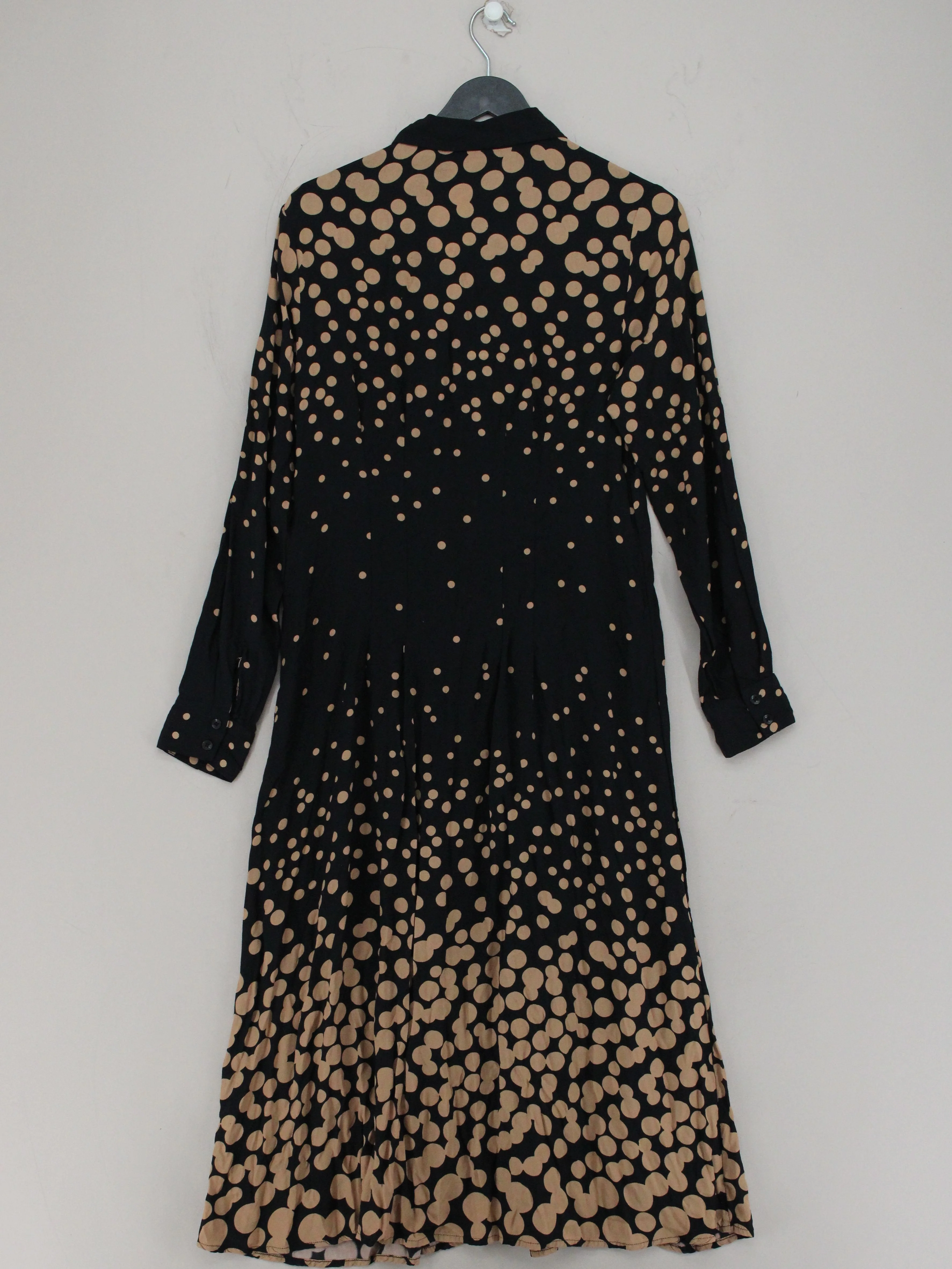 Sosandar Shirt Midi Dress UK10 in Black - Image 2