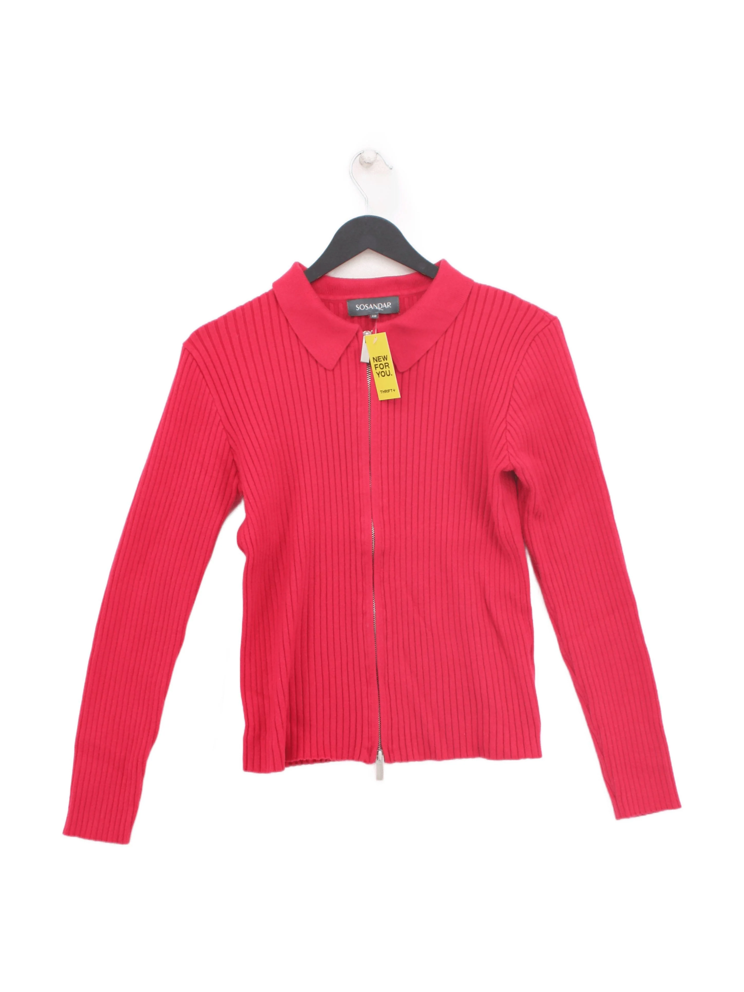 Sosandar Women's Hoodie S Pink 100% Other Full Zip