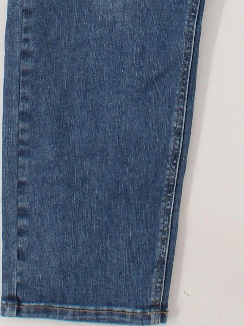Sosandar Women's Jeans UK 16 Blue Cotton with Elastane Cropped - Image 4