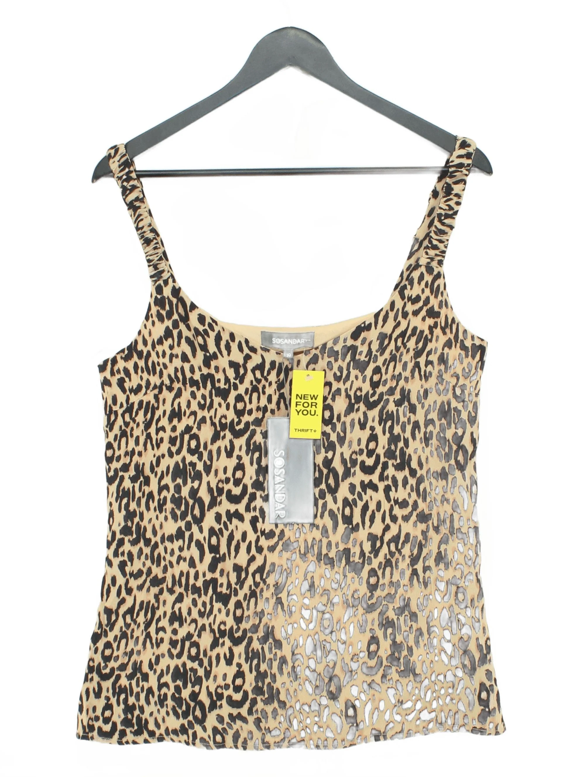 Sosandar Women's Top UK 10 Multi Viscose with Polyester Basic