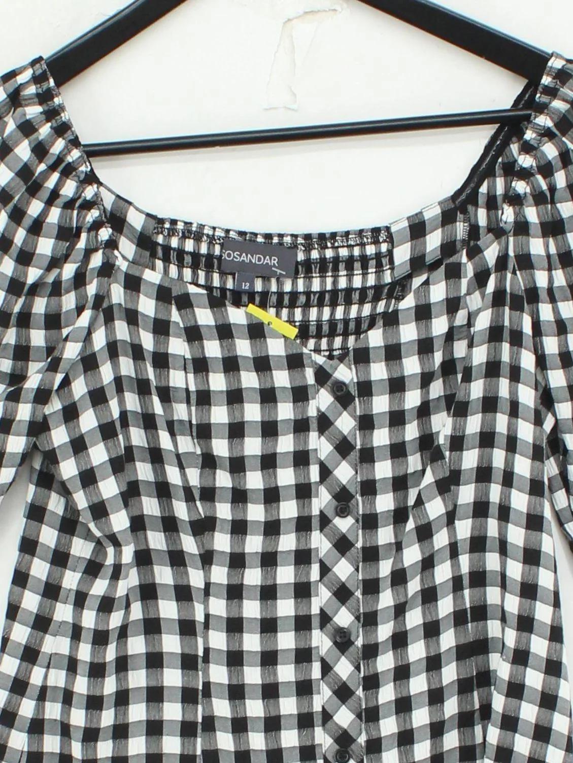 Sosandar Women's Top UK 12 Multi Viscose with Polyester Basic - Image 3