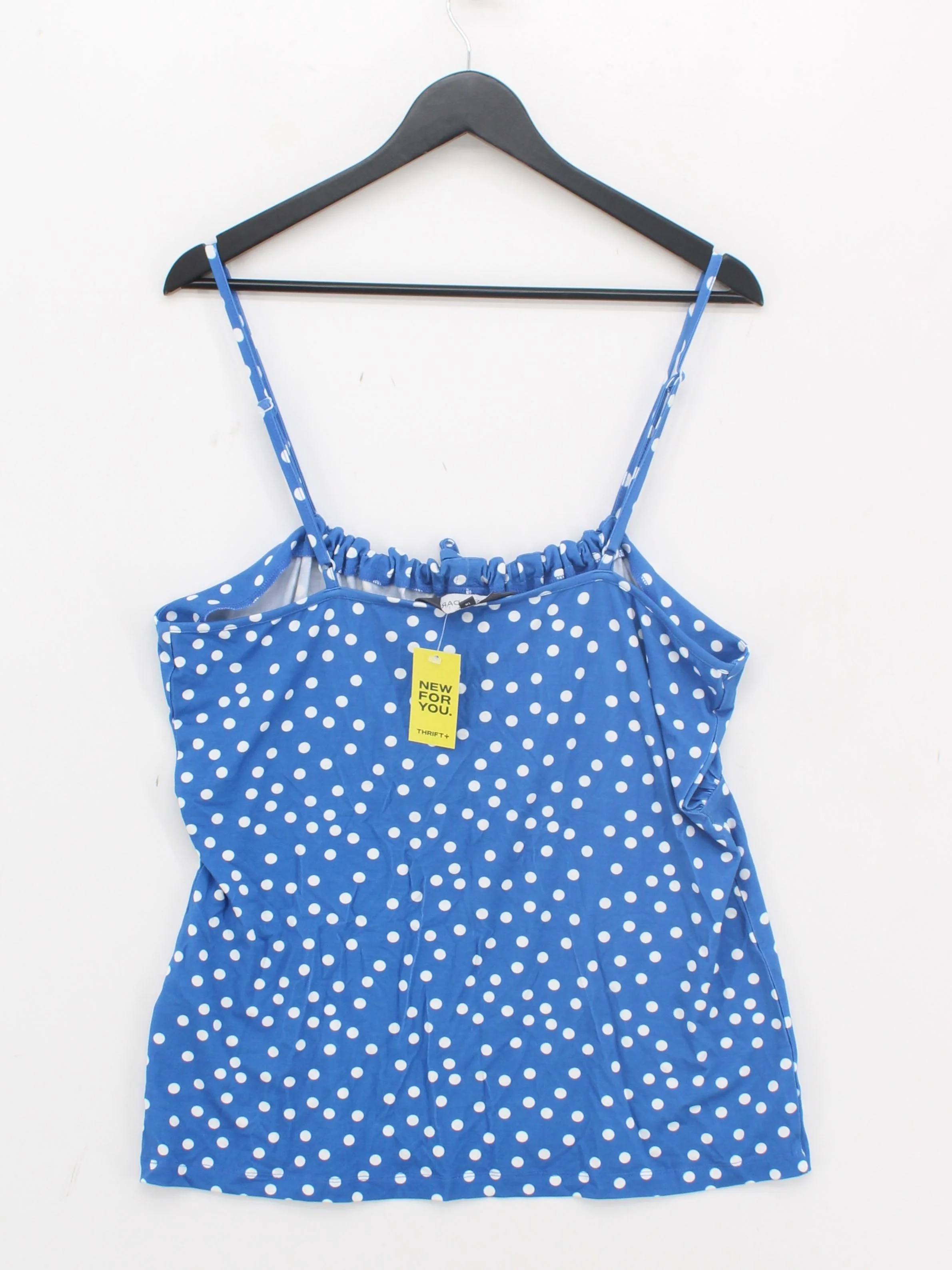 Sosandar Women's Top UK 18 Blue Viscose with Elastane Basic - Image 2