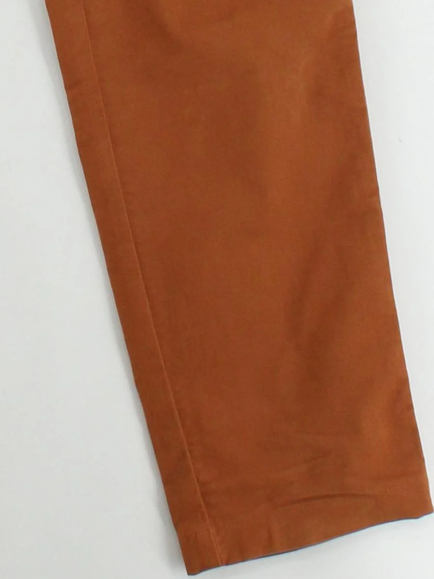 Spoke Men's Trousers W 32 in Tan Cotton with Elastane Straight Chino - Image 4