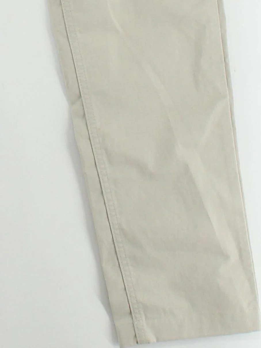 Spoke Men's Trousers W 33 in Cream Cotton with Elastane Straight Chino - Image 4