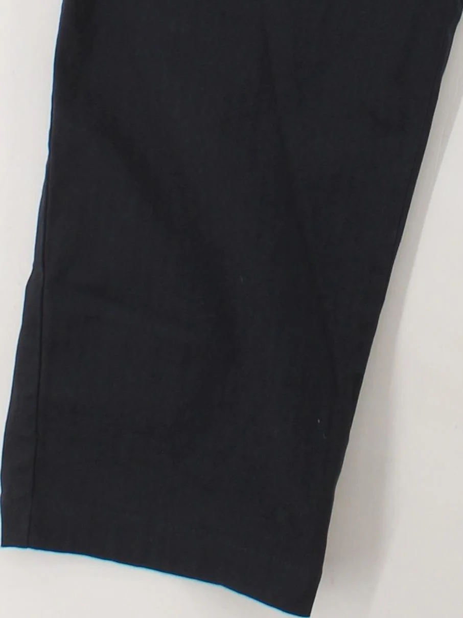 Spoke Men's Trousers W 35 in Black Cotton with Spandex Tapered Chino - Image 4