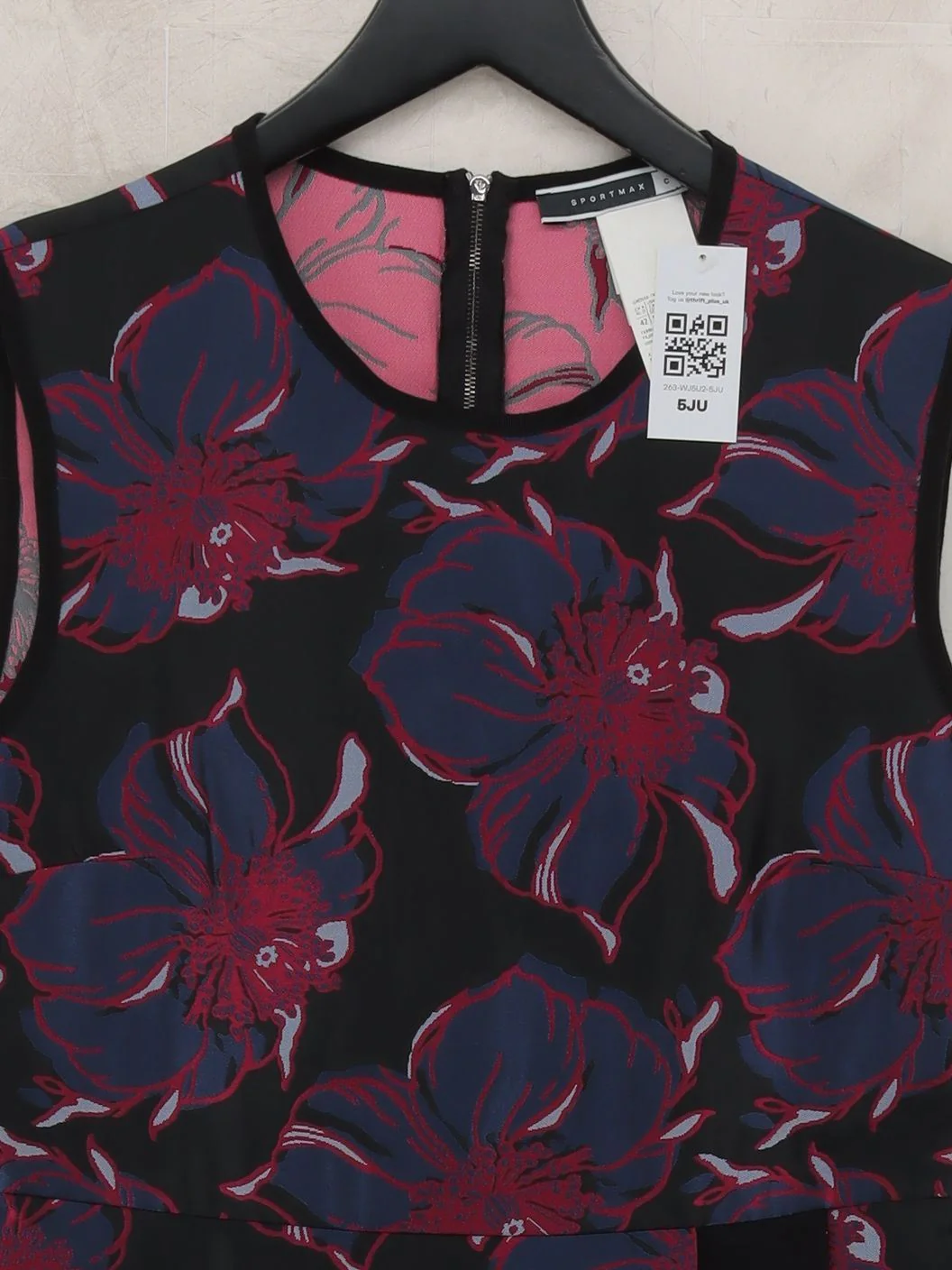 Sportmax Code Skater Mini Dress UK14 in Multi - Image 3