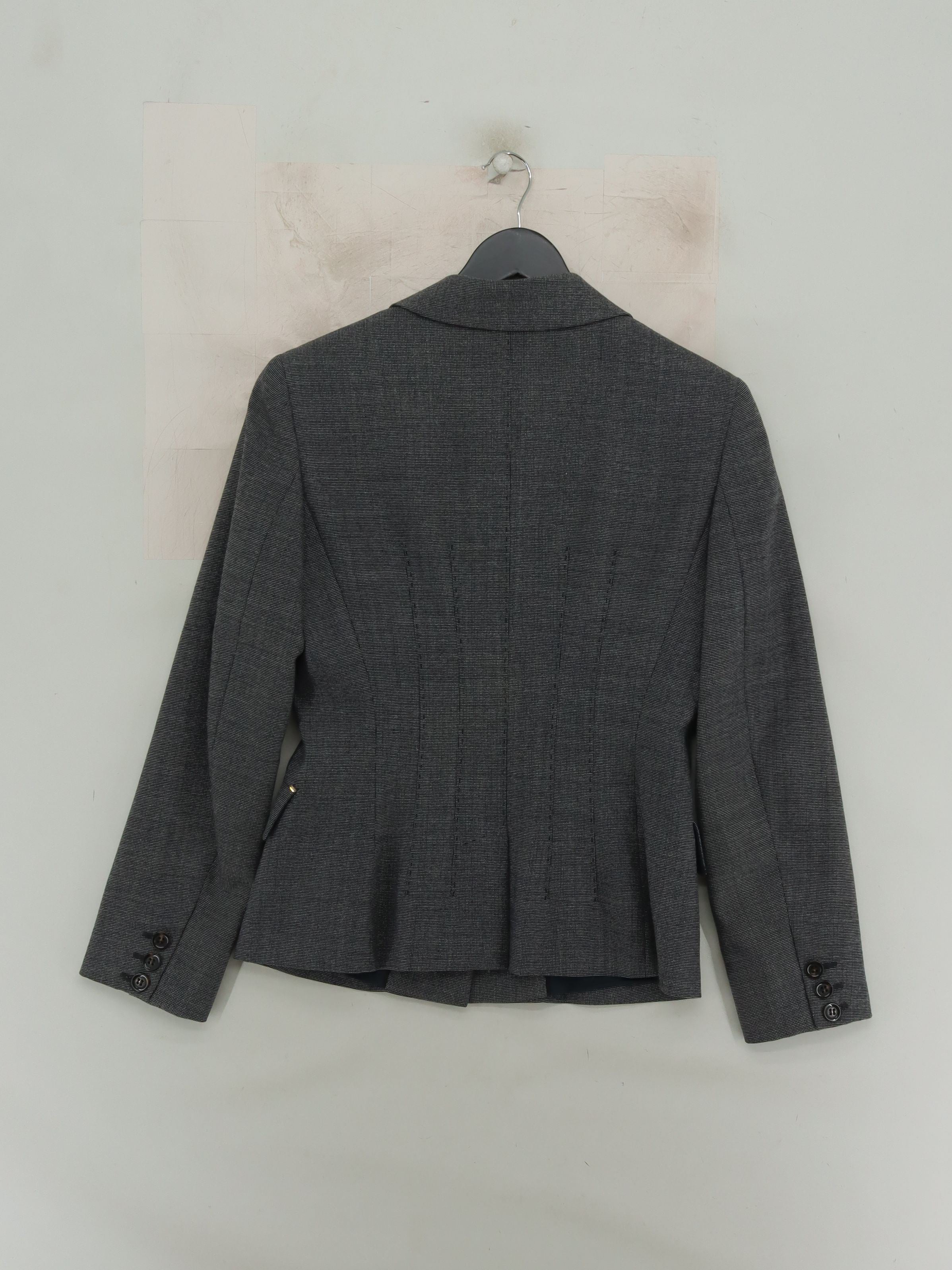 Sportmax Women's Blazer UK 10 Grey 100% Other Overcoat - Image 2