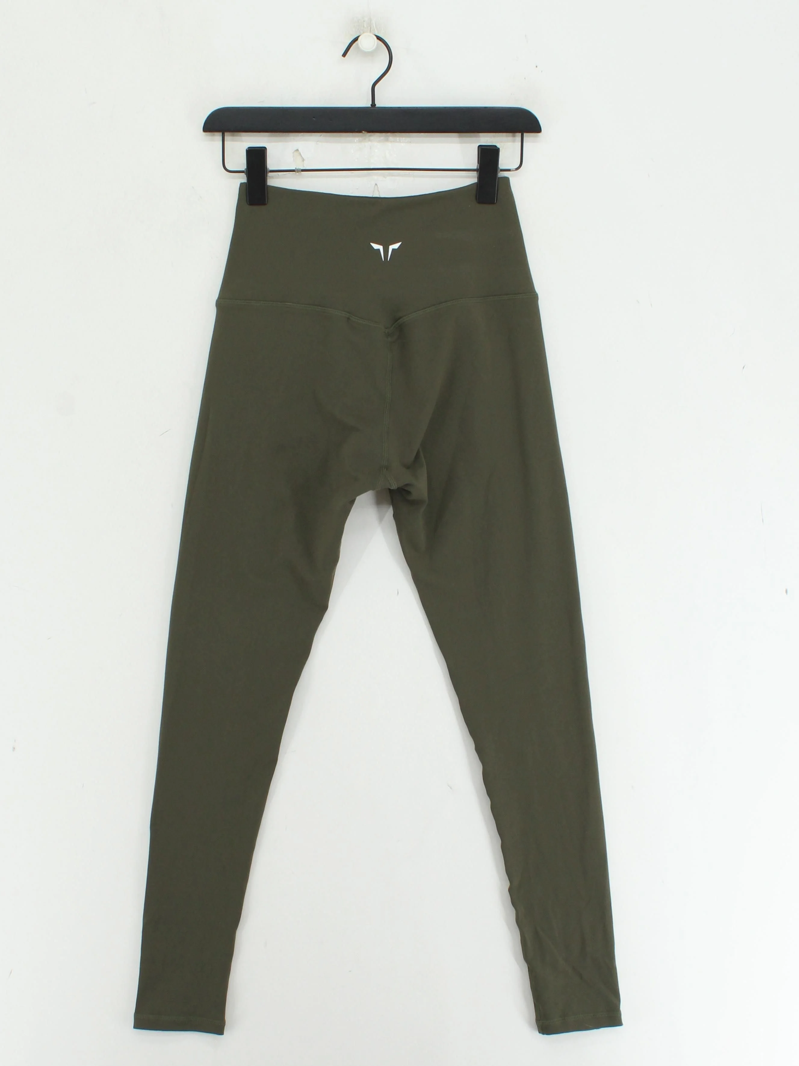 SQUATWOLF Women's Leggings M Green Nylon with Elastane Full length - Image 2