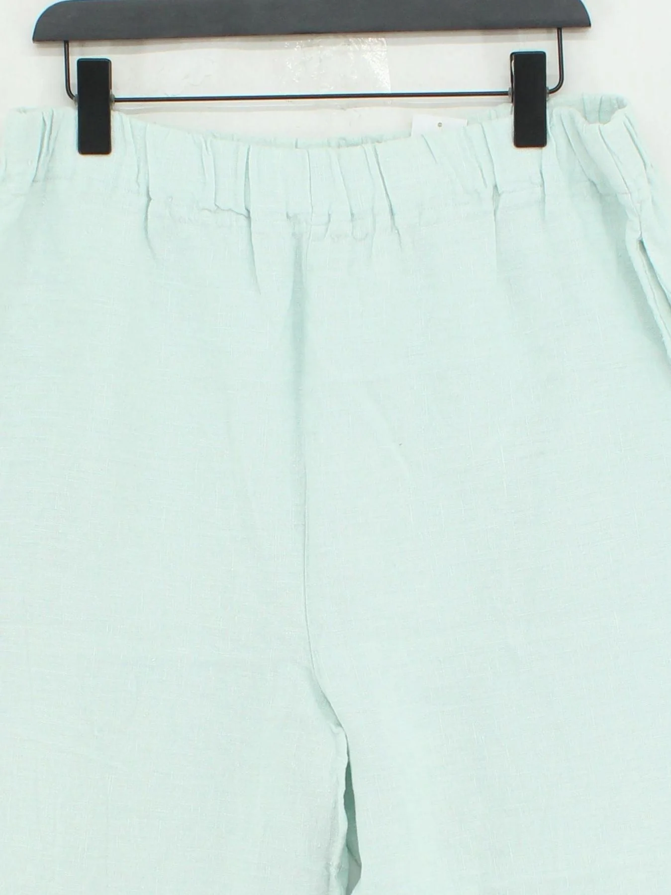 Stalf Women's Trousers W 36 in Green 100% Linen Wide-Leg Cropped - Image 3