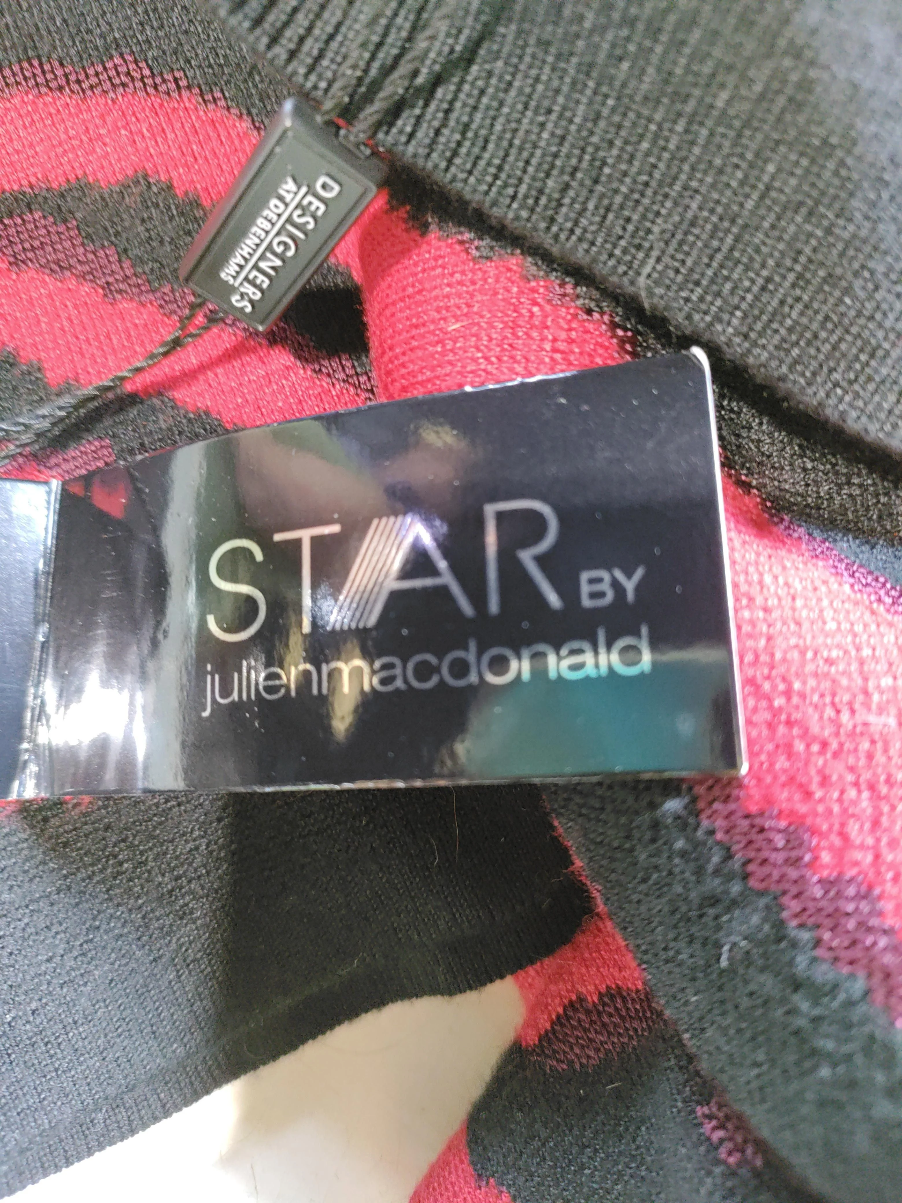 Star by Julien Macdonald Jumper Mini Dress UK12 in Multi - Image 5