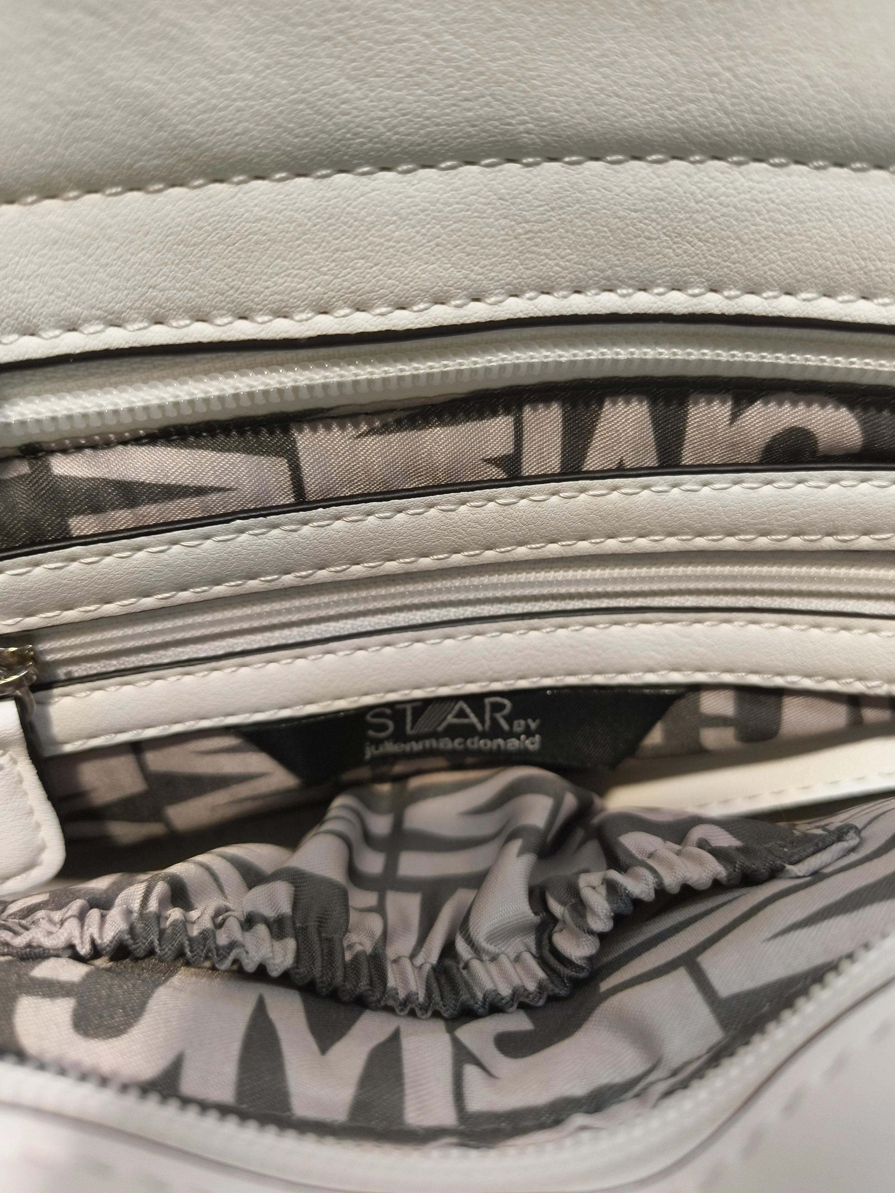 Star By Julien Macdonald Women's Bag White 100% Faux Leather Shoulder Bag - Image 6