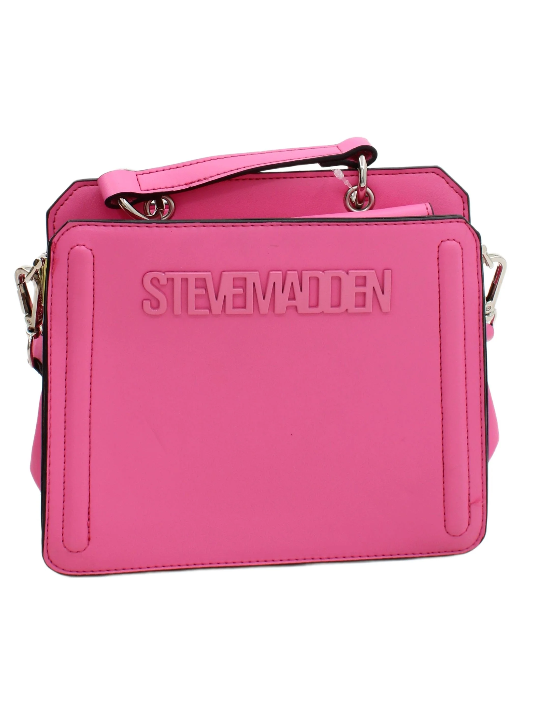 Steve Madden Women's Bag Pink 100% Faux Leather Crossbody
