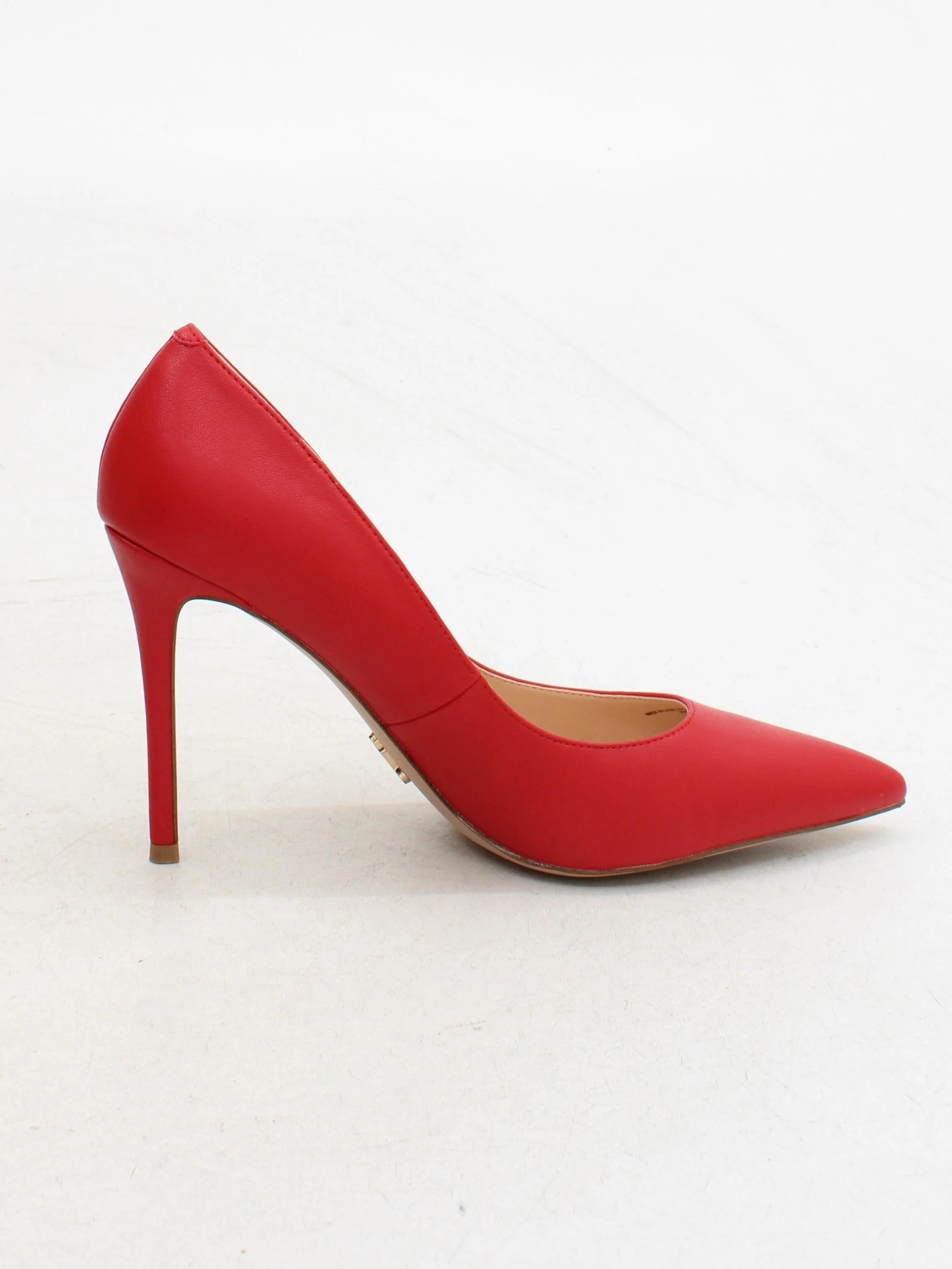 Steve Madden Women's Heels UK 8 Red 100% Faux Leather Court - Image 5